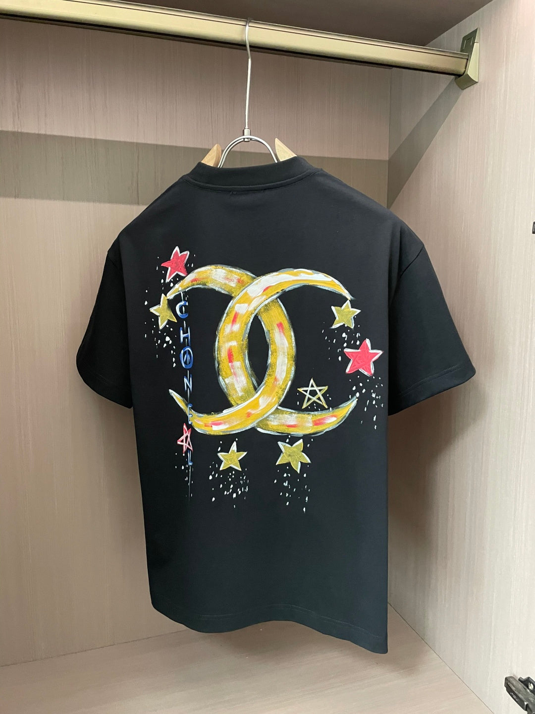 CC 2026 Short-Sleeve T-Shirt Double C Star Cotton 436859