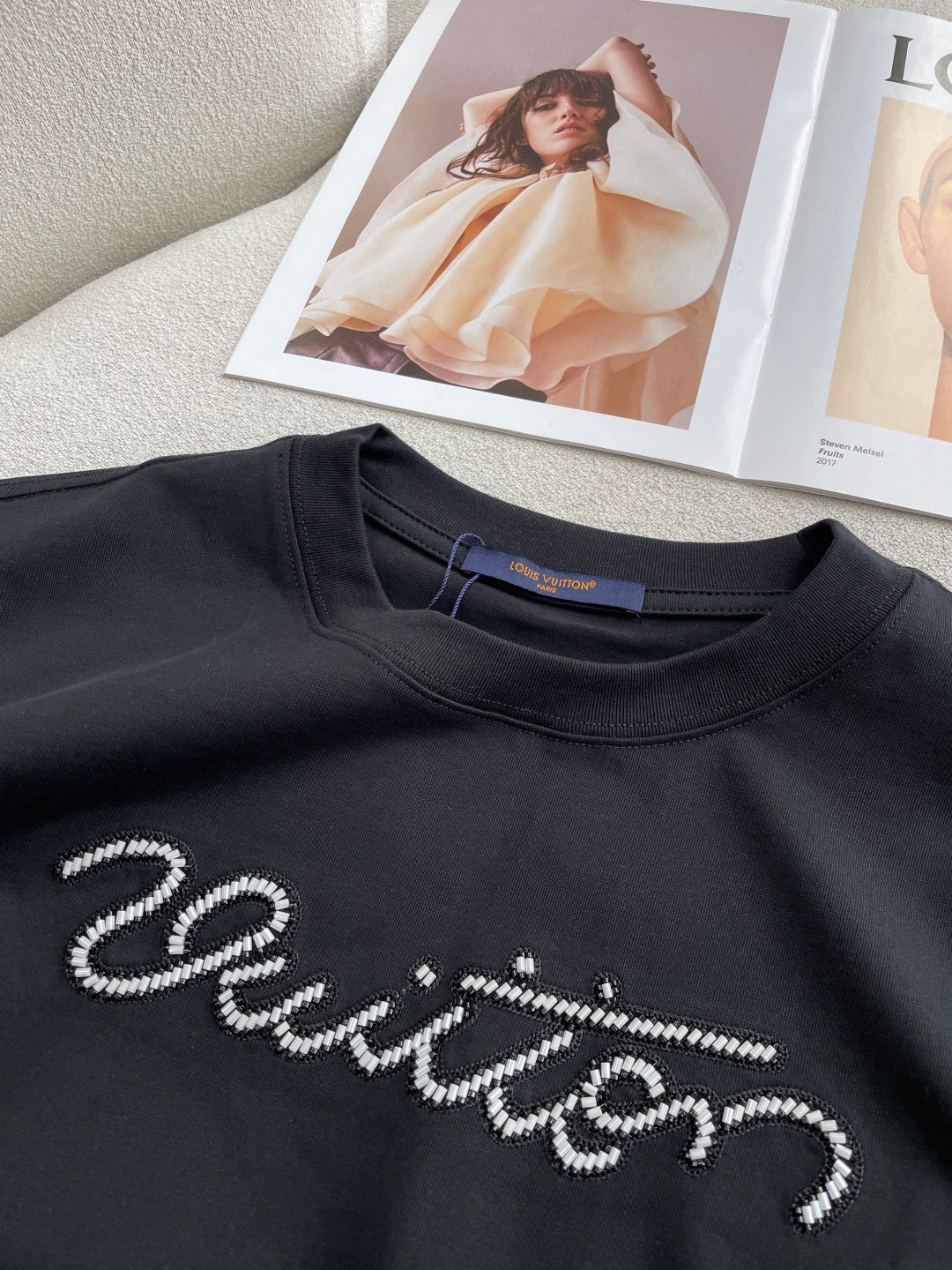 LV 26A Short-Sleeve T-Shirt Oversized Cotton 405943
