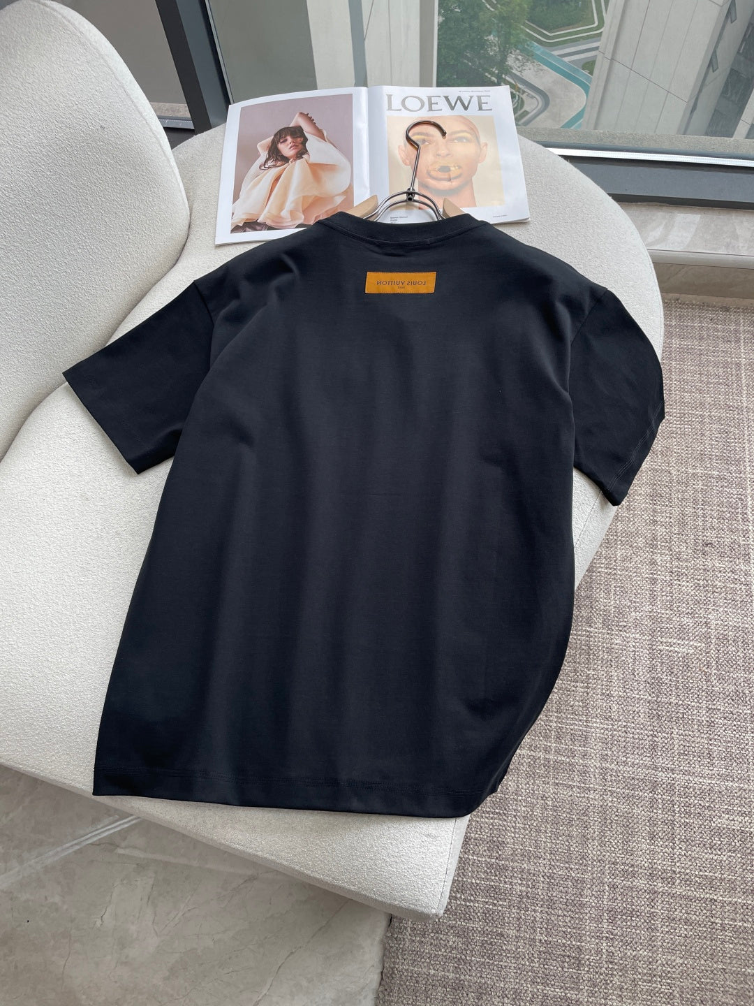 LV 26A Short-Sleeve T-Shirt Oversized Cotton 405943