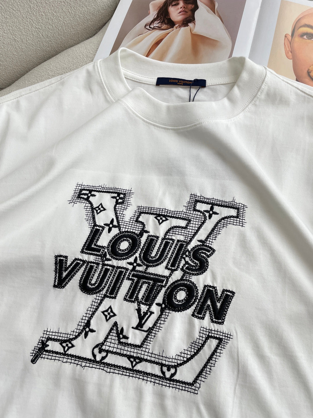 LV 26A Short-Sleeve T-Shirt Oversized Cotton 405944