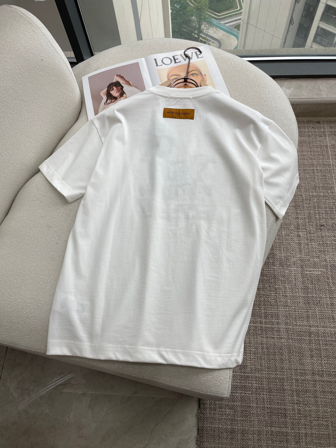 LV 26A Short-Sleeve T-Shirt Oversized Cotton 405944