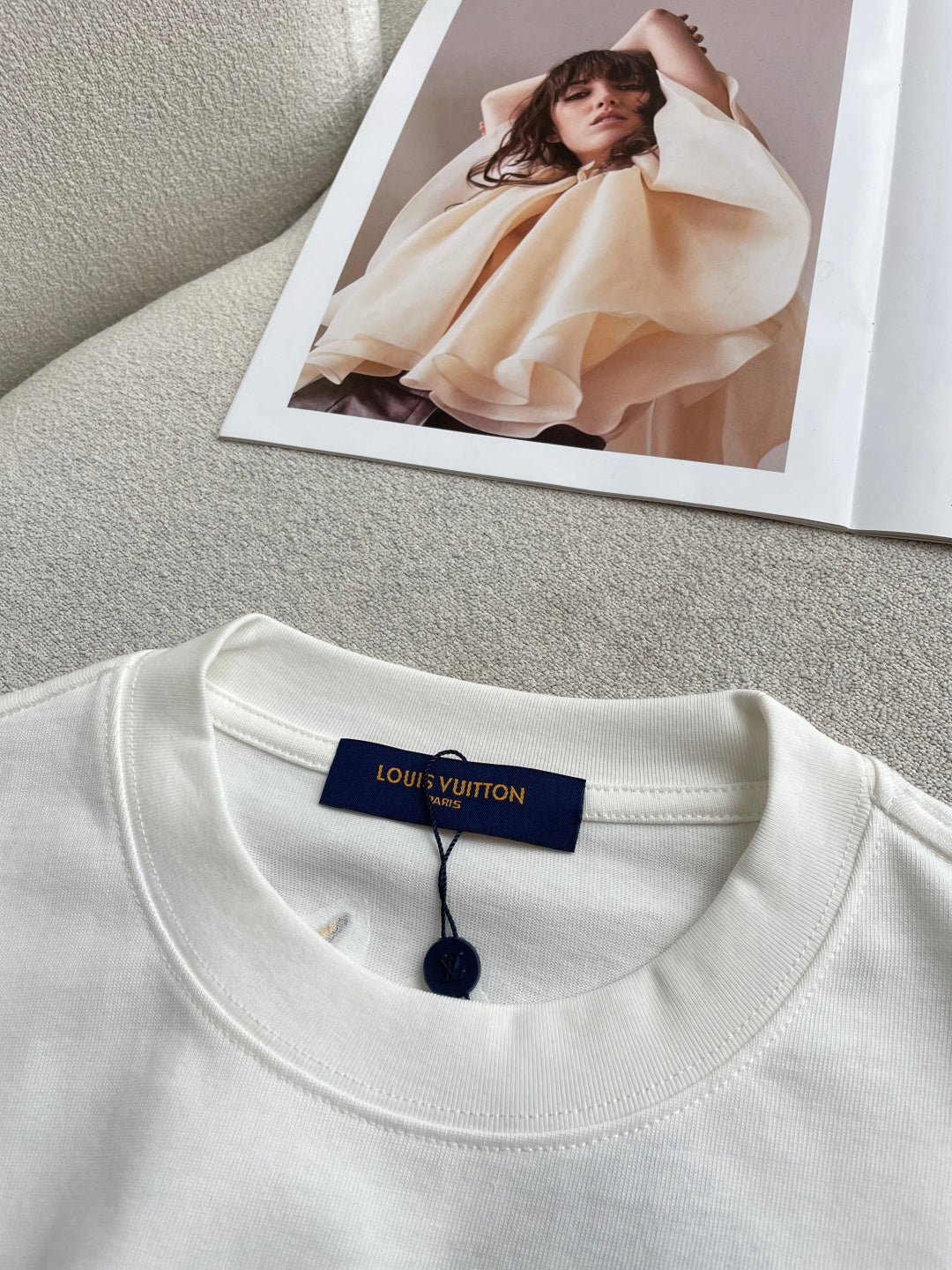 LV 26A Short-Sleeve T-Shirt Oversized Cotton 405952