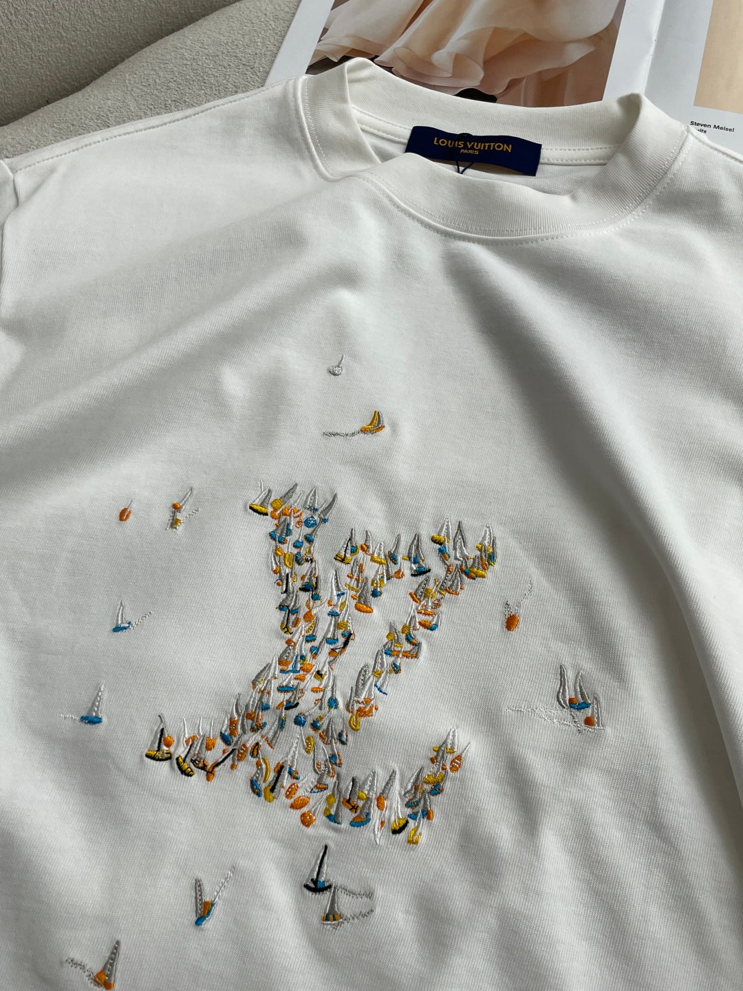 LV 26A Short-Sleeve T-Shirt Oversized Cotton 405952