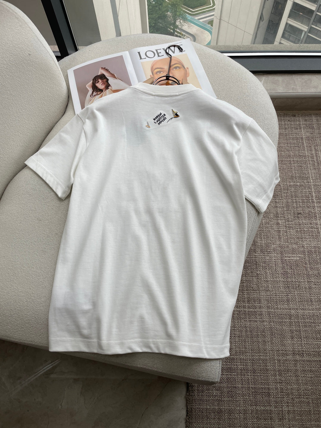 LV 26A Short-Sleeve T-Shirt Oversized Cotton 405952