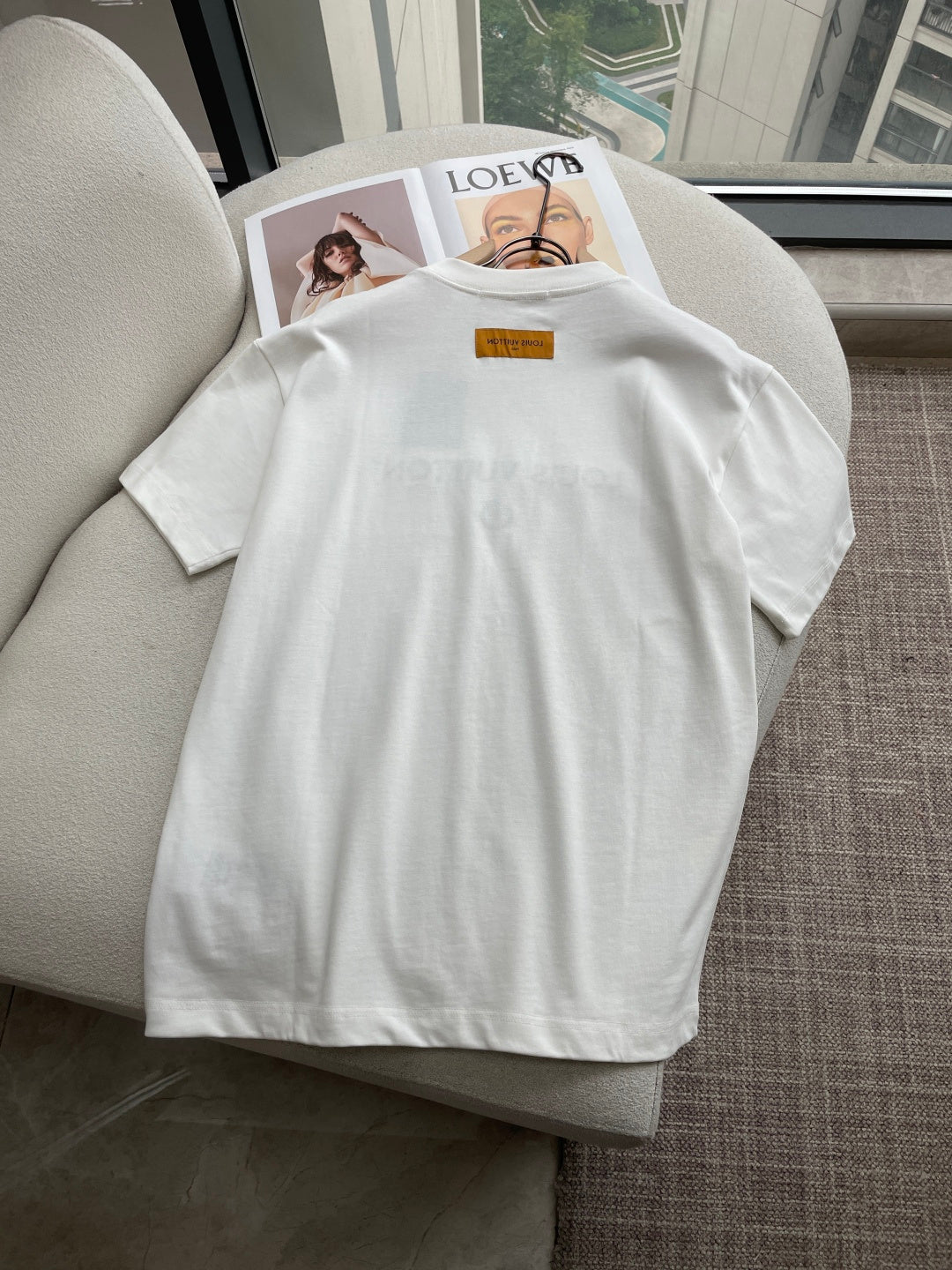 LV 26A Short-Sleeve T-Shirt Oversized Cotton 405954