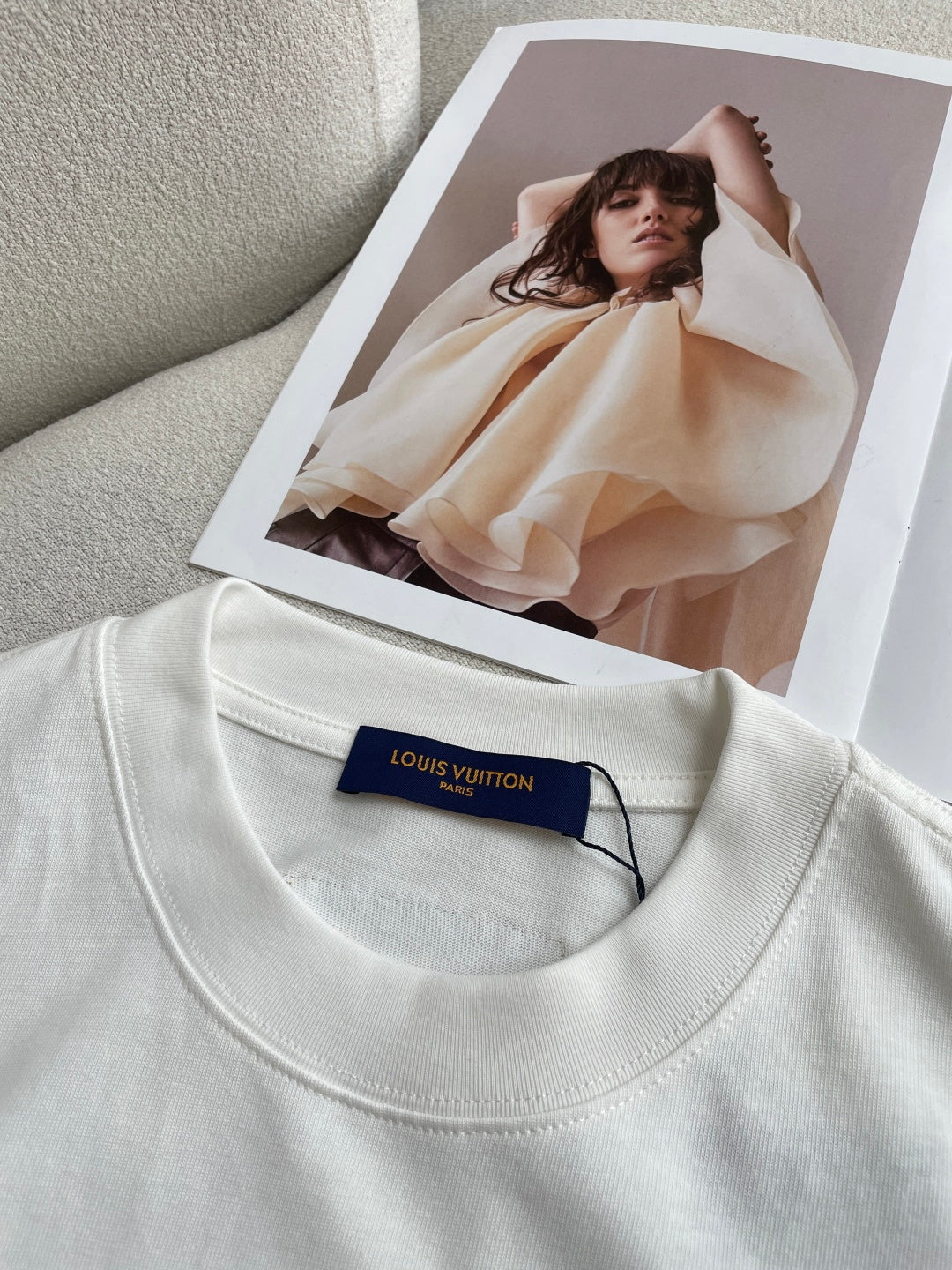 LV 26A Short-Sleeve T-Shirt Oversized Cotton 405954