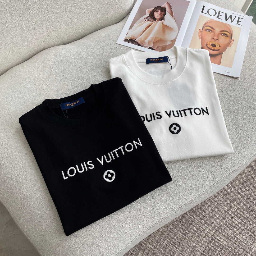 LV 26A Short-Sleeve T-Shirt Oversized Cotton 405954