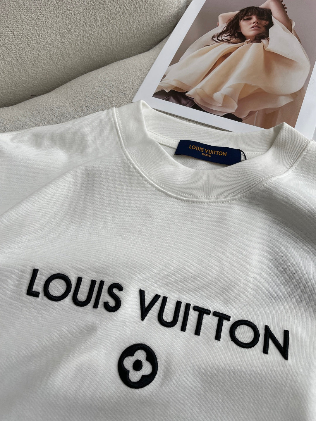 LV 26A Short-Sleeve T-Shirt Oversized Cotton 405954