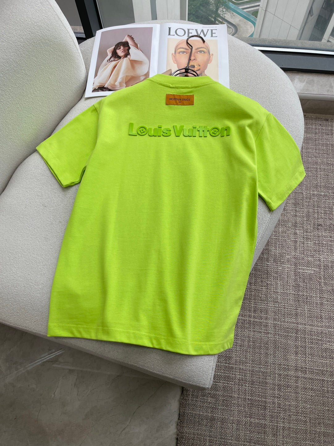 LV 26A Short-Sleeve T-Shirt Oversized Cotton 405966