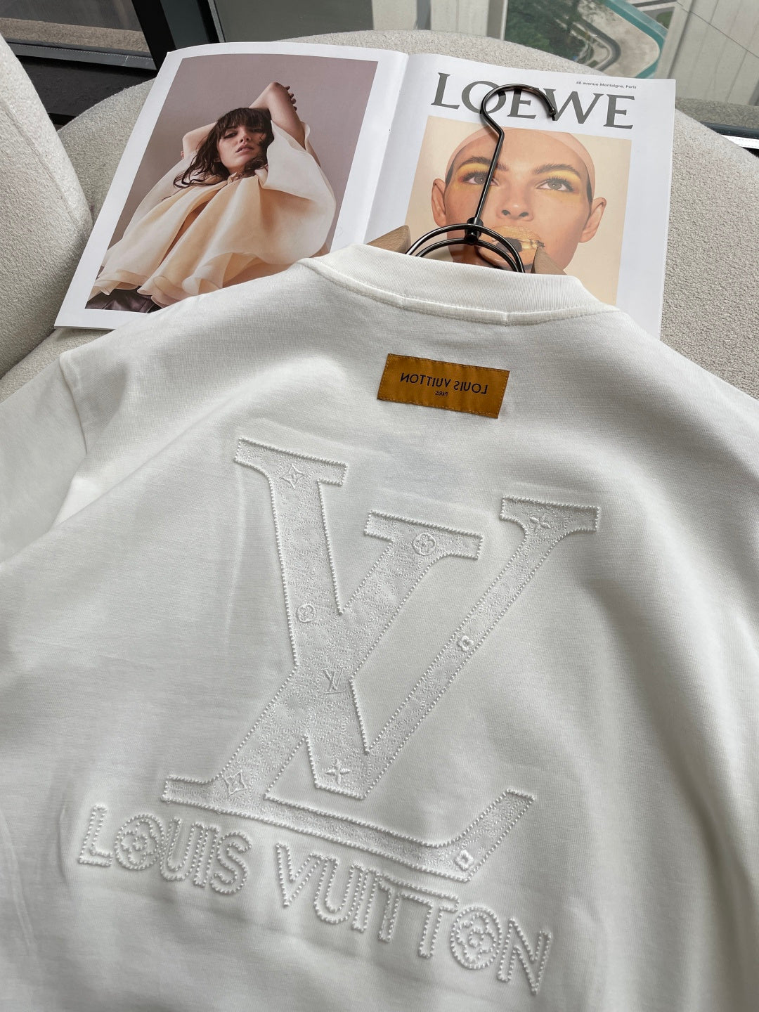 LV 26A Short-Sleeve T-Shirt Oversized Cotton 405967