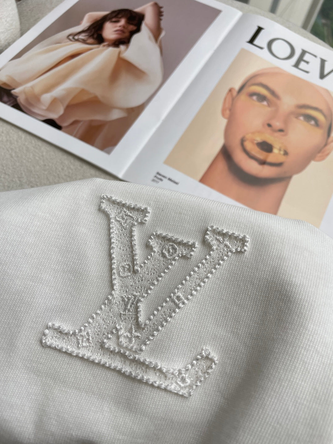 LV 26A Short-Sleeve T-Shirt Oversized Cotton 405967