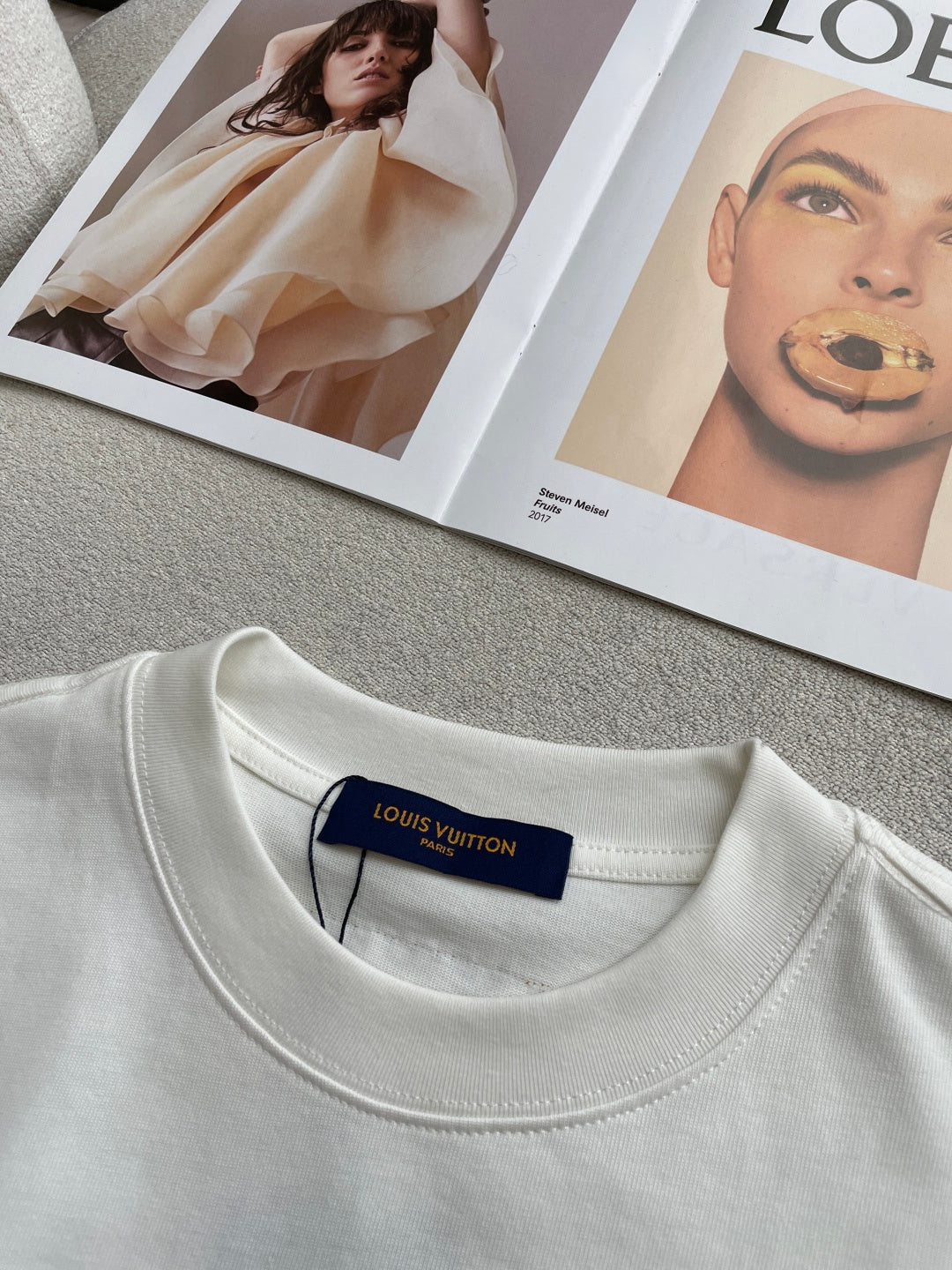 LV 26A Short-Sleeve T-Shirt Oversized Cotton 405967