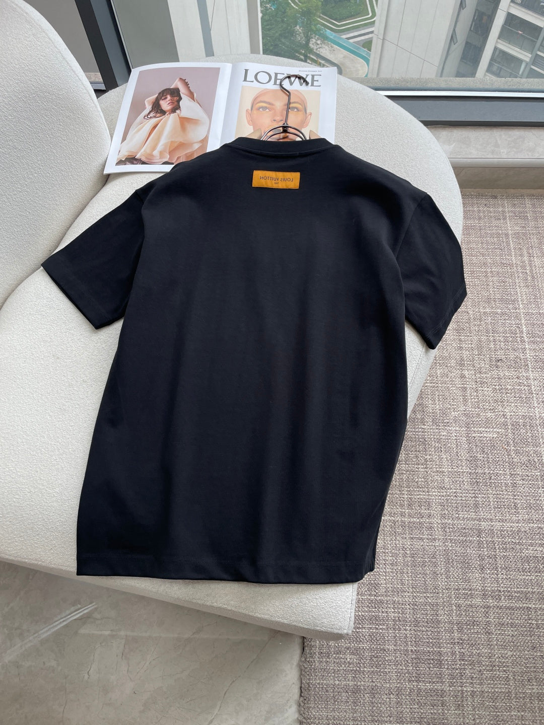 LV 26A Short-Sleeve T-Shirt Oversized Cotton 405968