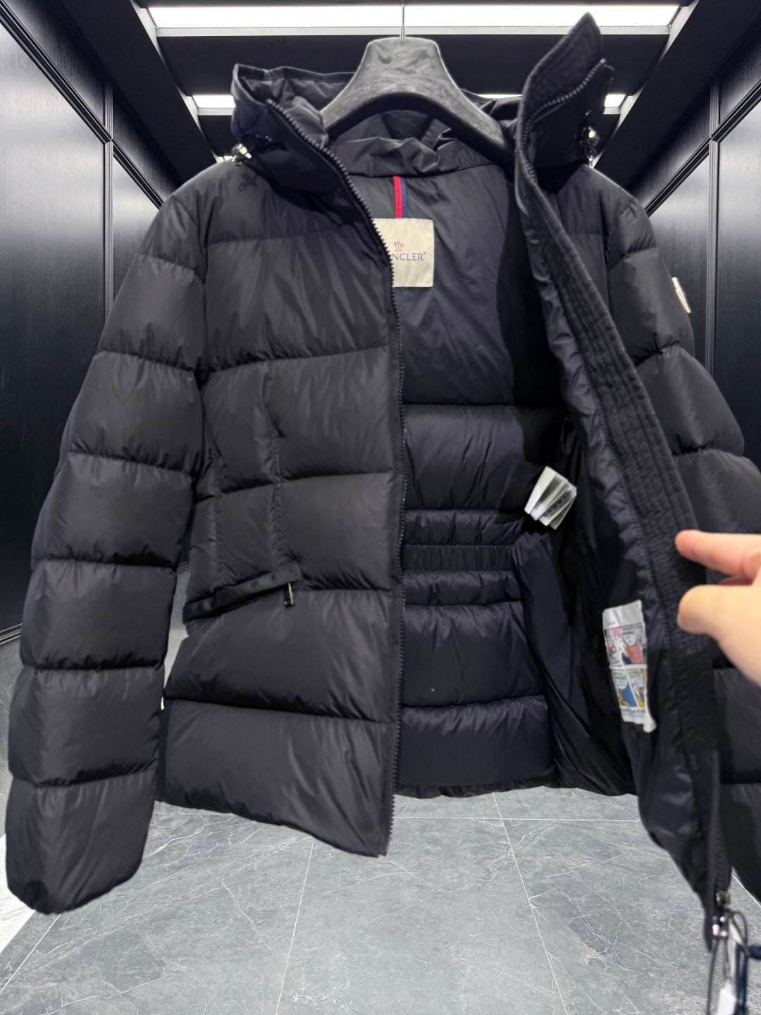 MC 25 Down Jacket Black Polyester 0021