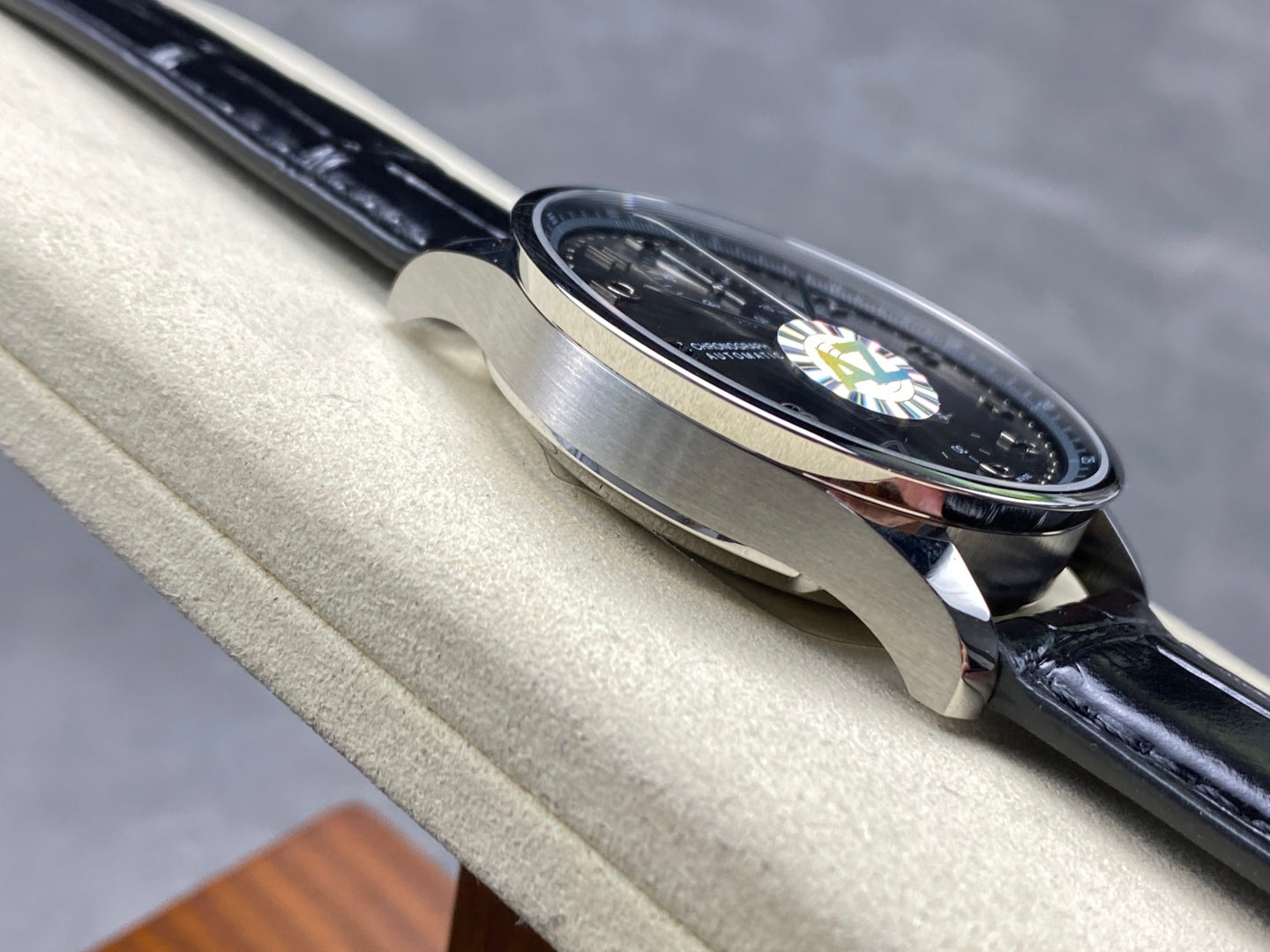 IWC Portuguese 41mm Black Dial Steel Case Leather