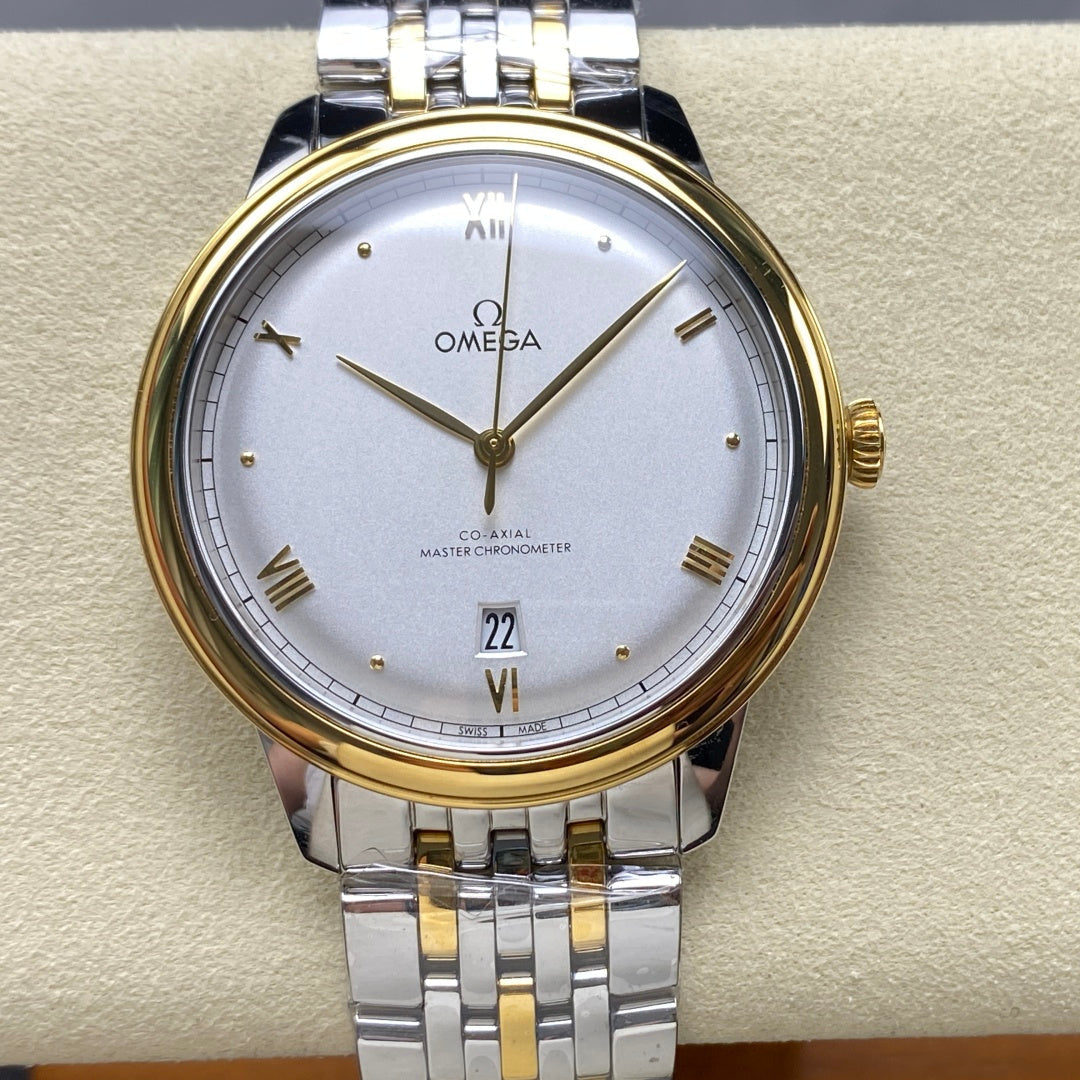 Omega De Ville Prestige Co-Axial Master Chronometer 41mm Gold Steel
