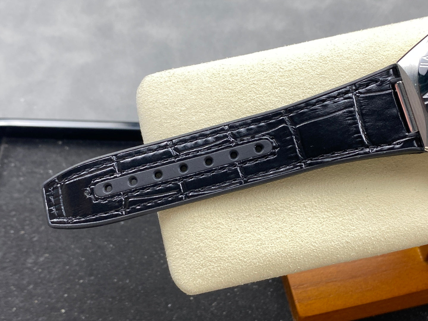 Omega Constellation Co-Axial Master Chronometer 41 mm Black Dial Black Leather Strap