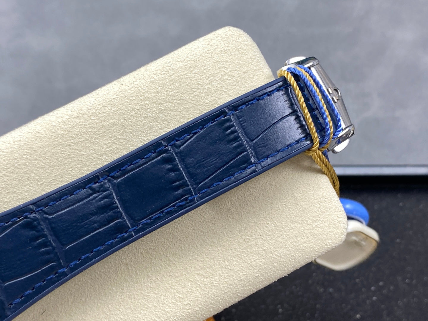 Omega Constellation Co-Axial Master Chronometer 41 mm Blue Dial Leather Strap