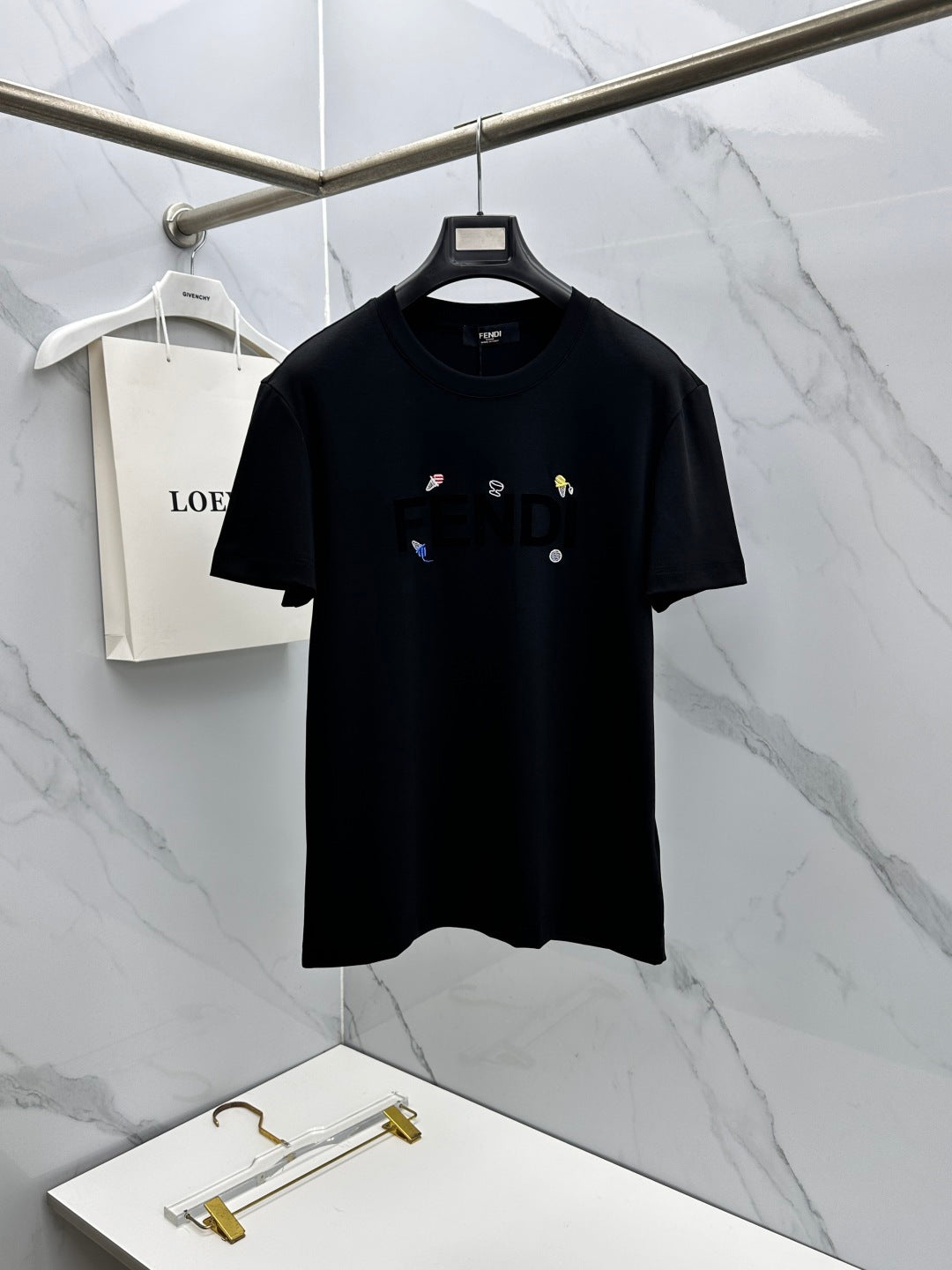 Fendi 2026 Short-Sleeve T-Shirt Cotton 738891