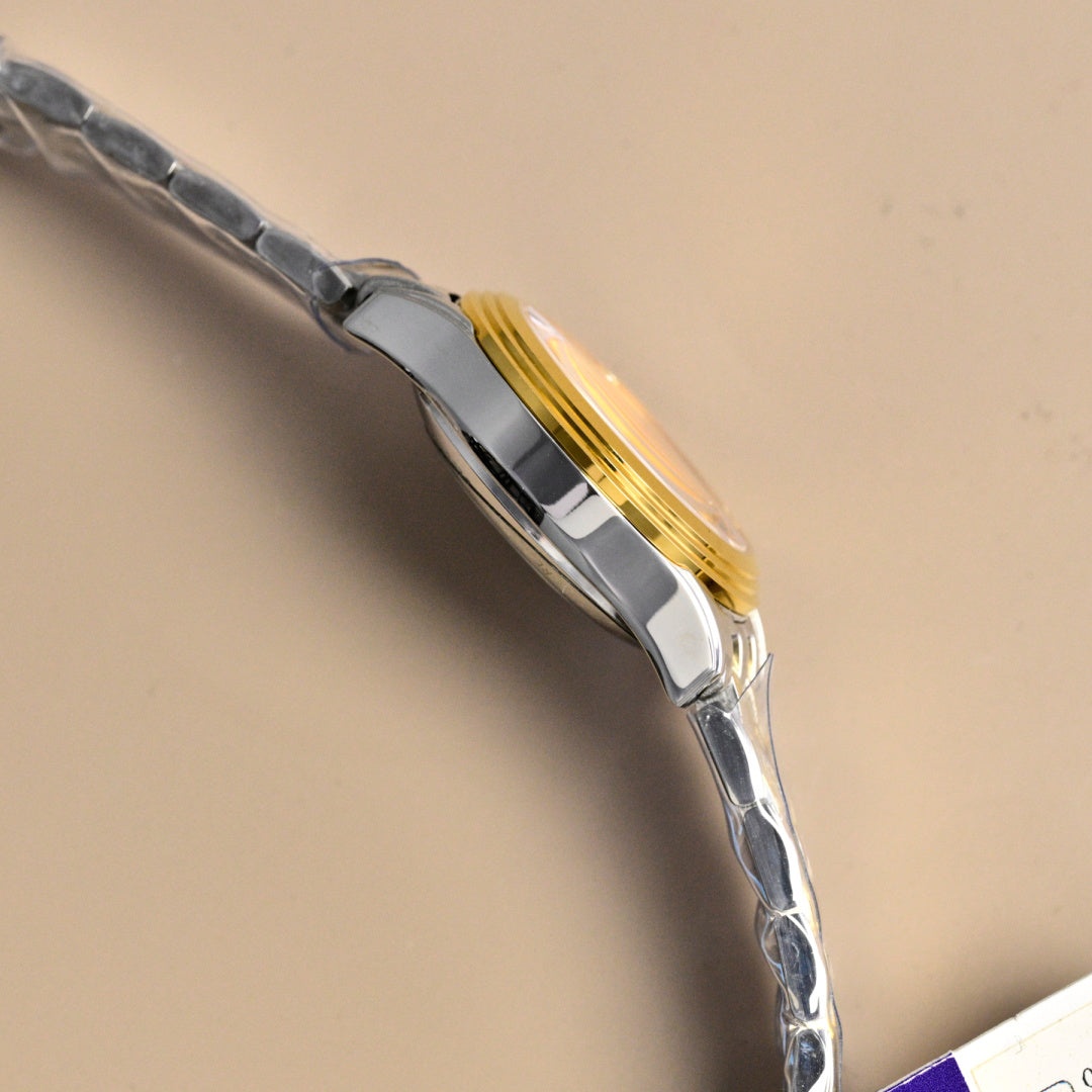 Longines Flagship 28mm Sliver Case Steel Gold