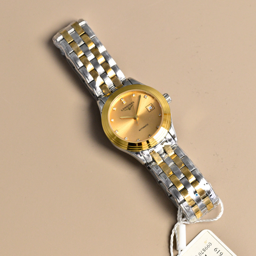Longines Flagship 28mm Stainless Steel Gold Case