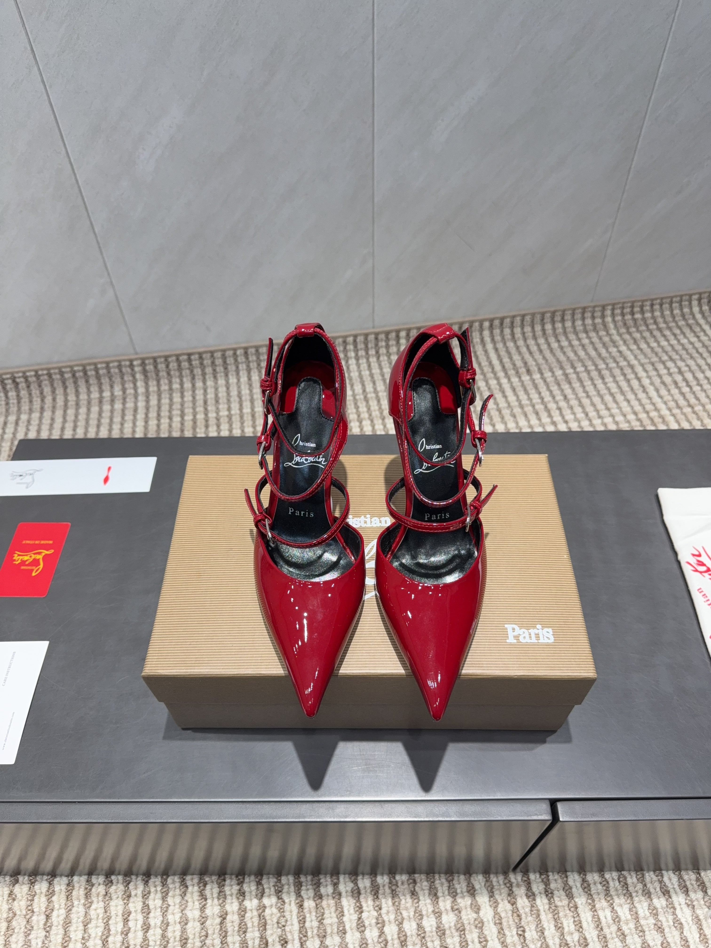 CL 26SS High Heel Pump 100 Red Patent Leather 613871