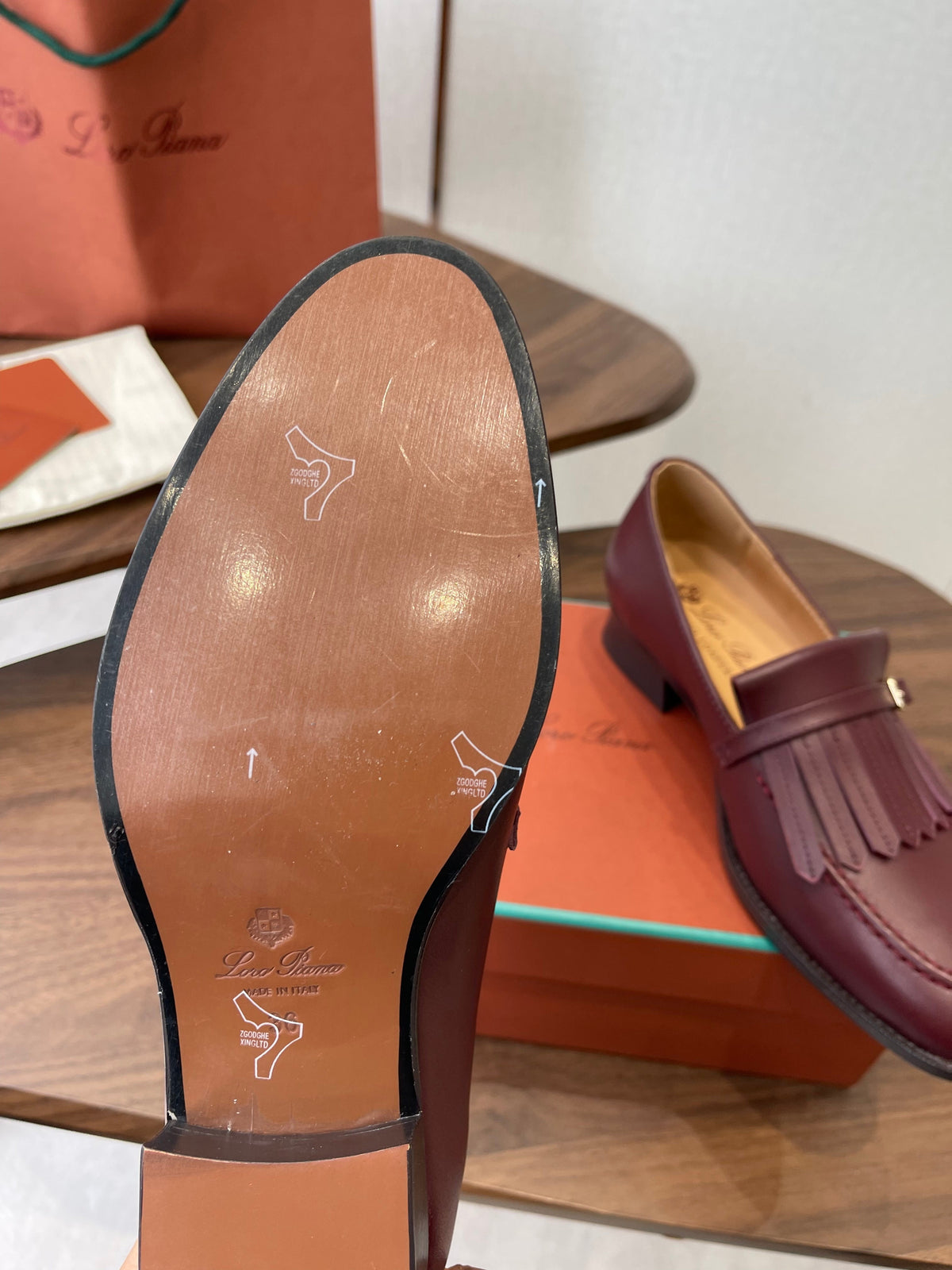 LP 26SS Loafers Burgundy Lambskin 579620