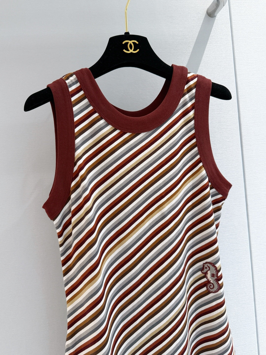 Chanel 2026 Maxi Dress Red Cotton 598960
