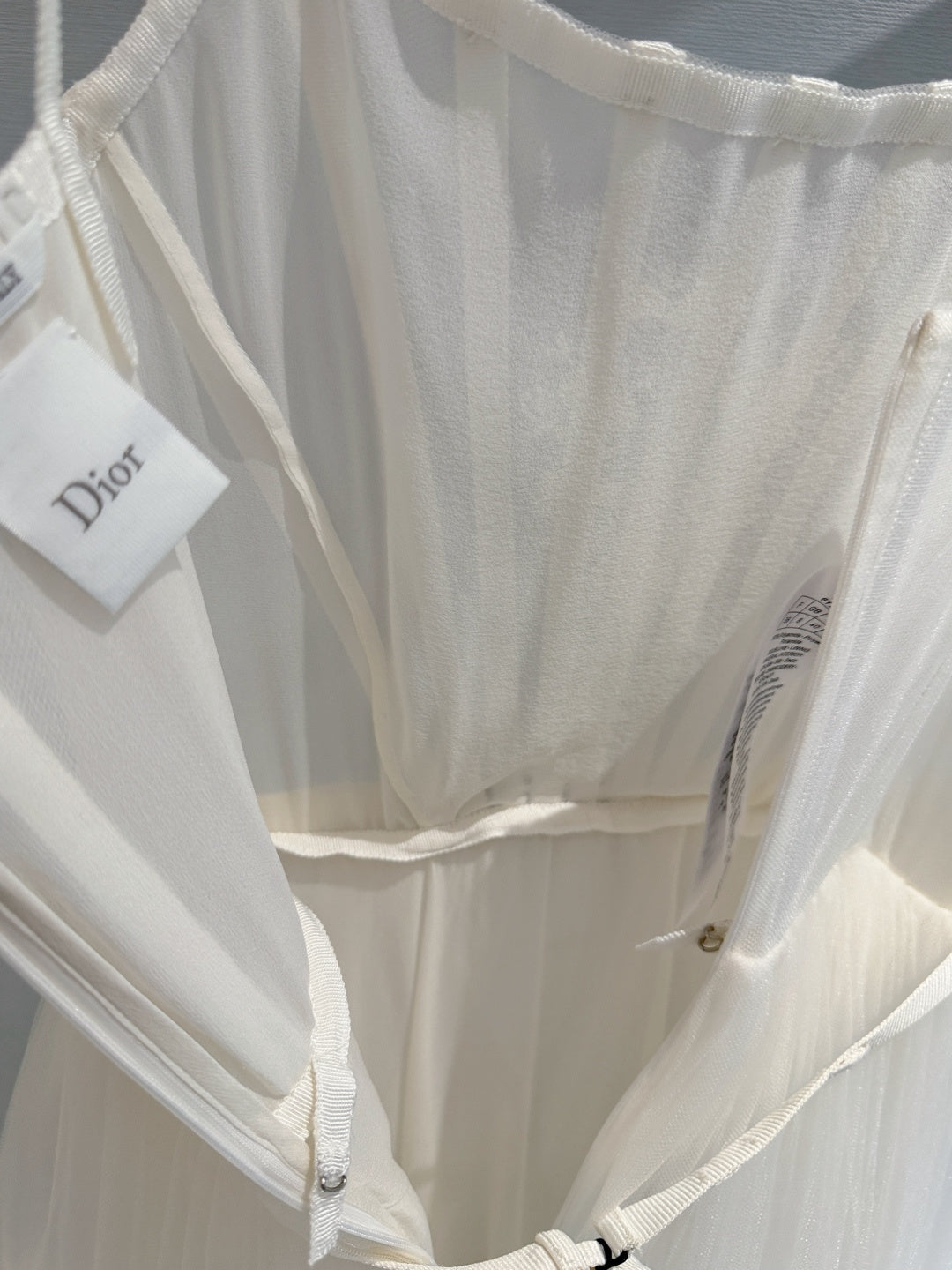 Dior 2026 Dress White Mesh 730301