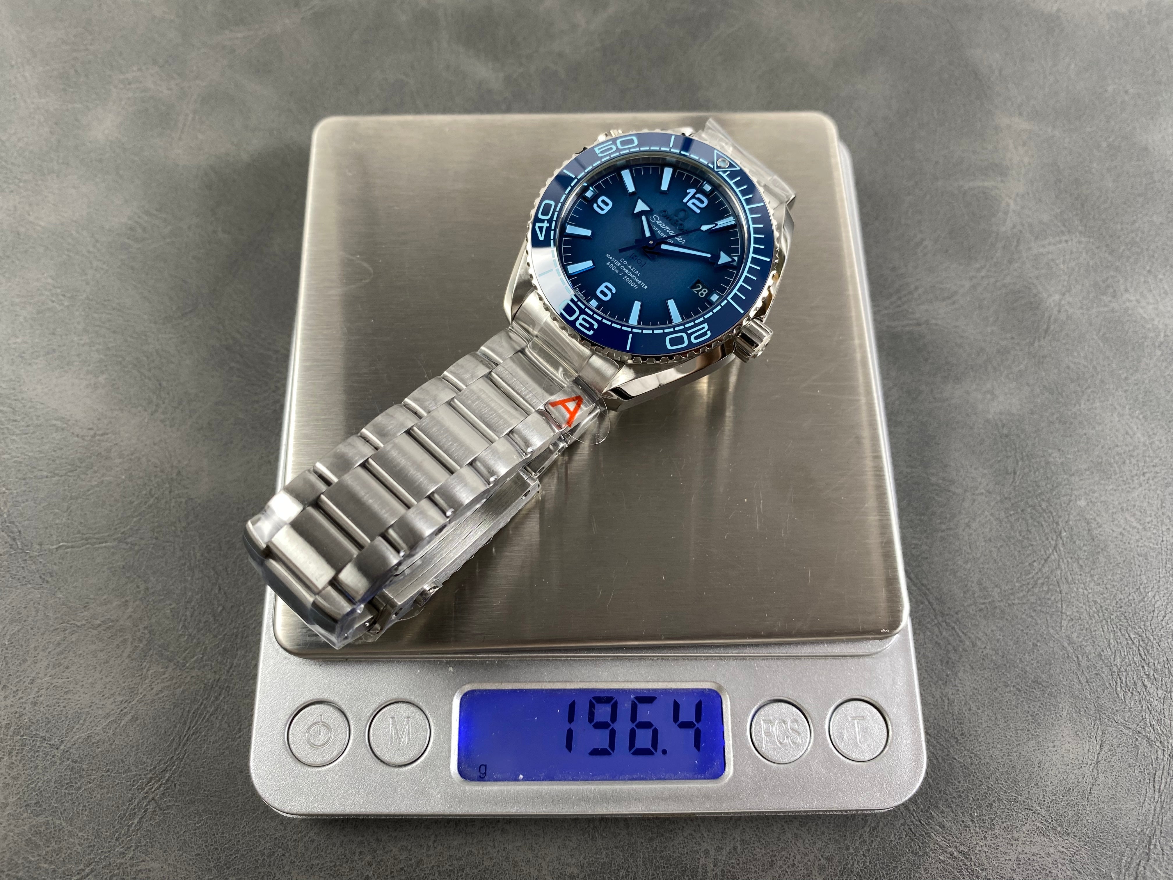 Omega Seamaster Planet Ocean 39.5mm Steel Case Blue Dial