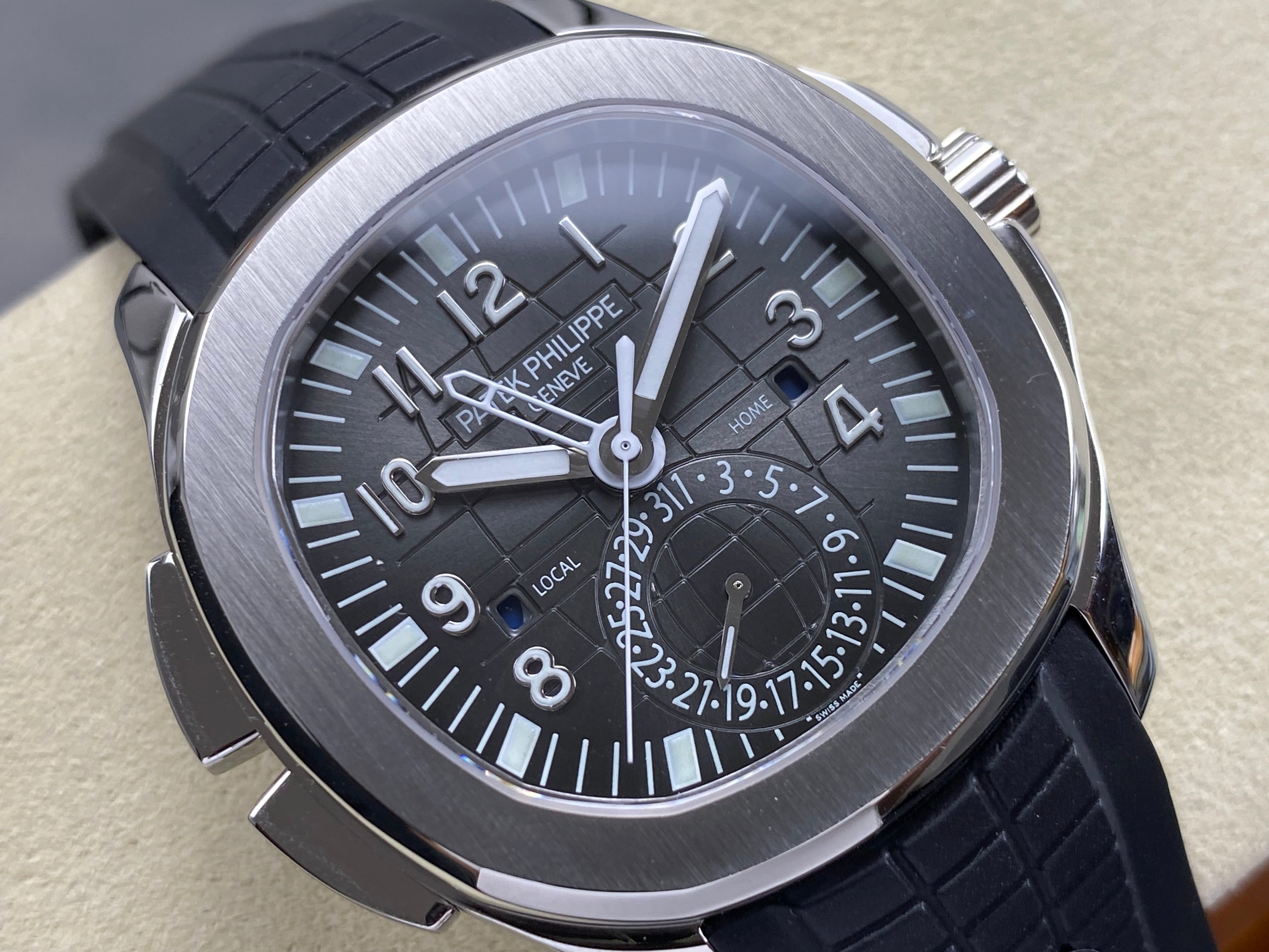Patek Philippe Aquanaut Travel Time 40mm Black Dial Steel Case