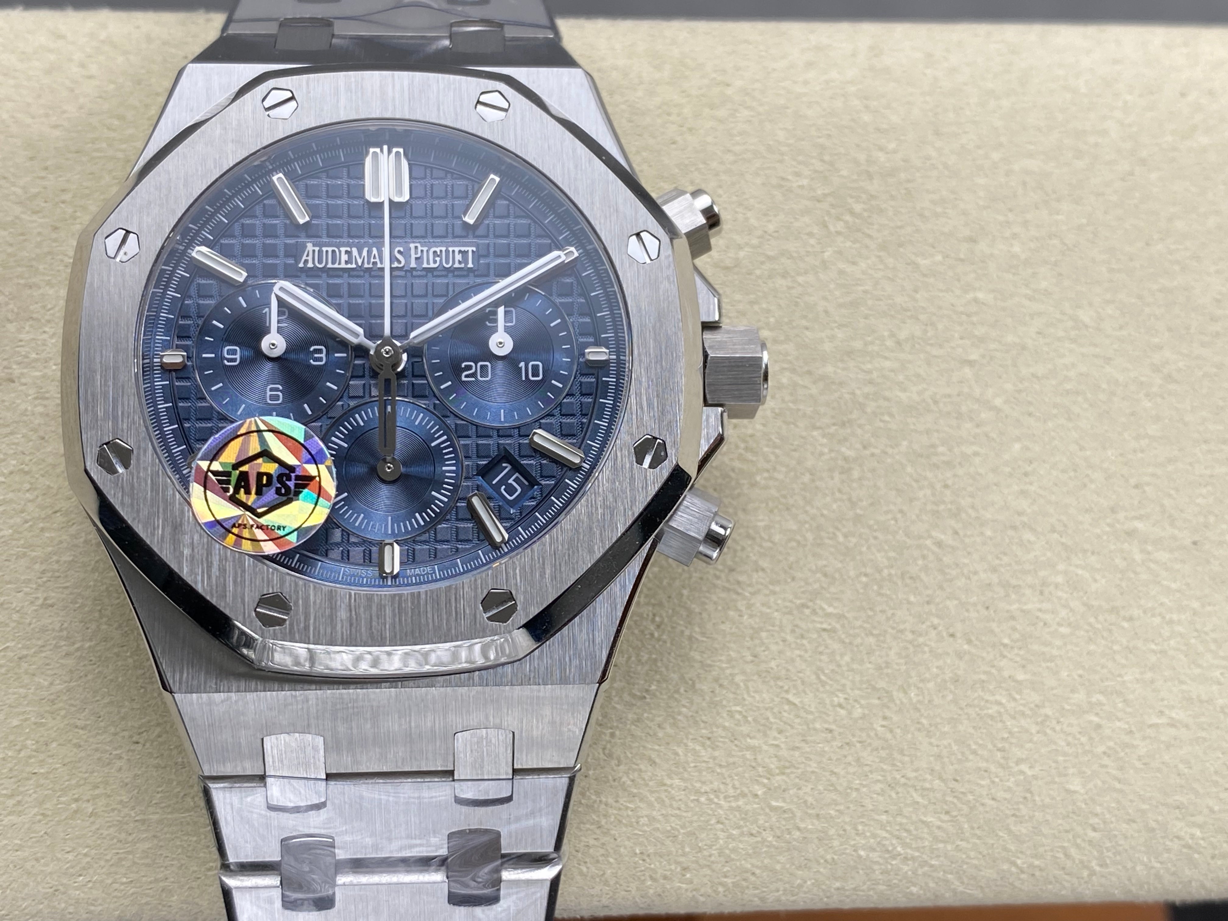 Audemars Piguet Royal Oak Chronograph 41mm All Blue Dial