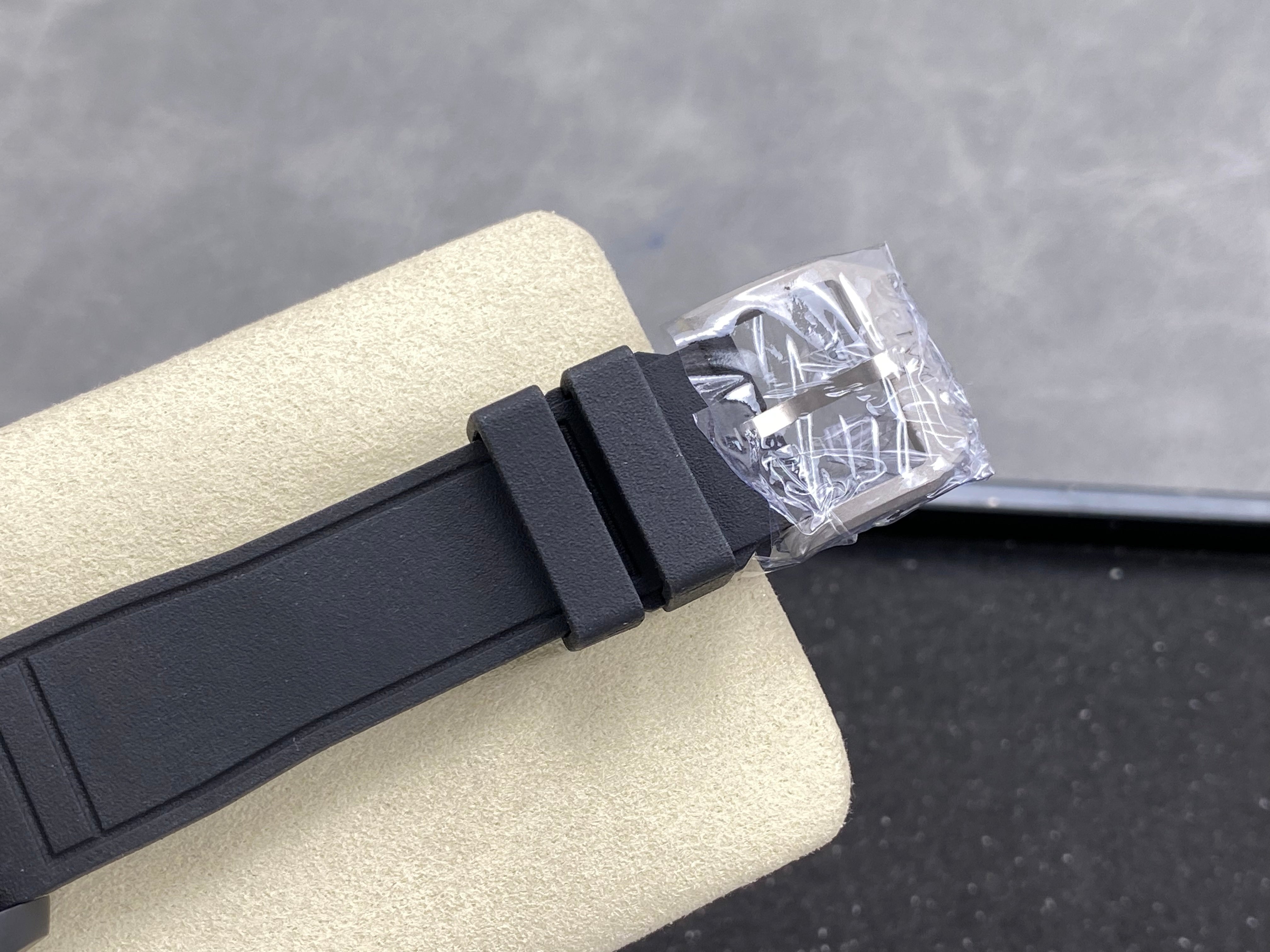 IWC Pilot's Chronograph 42 Black Dial Black Case Rubber Strap