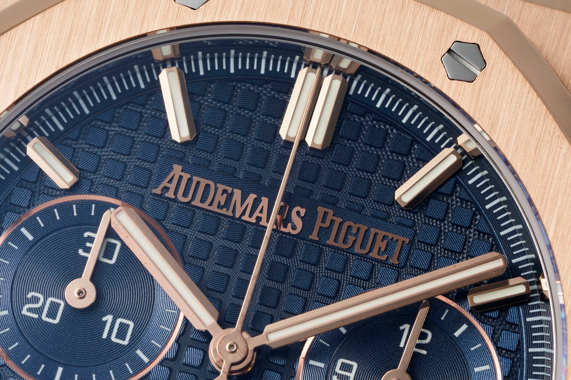Audemars Piguet Royal Oak Chronograph 41mm Rose Gold Blue Dial