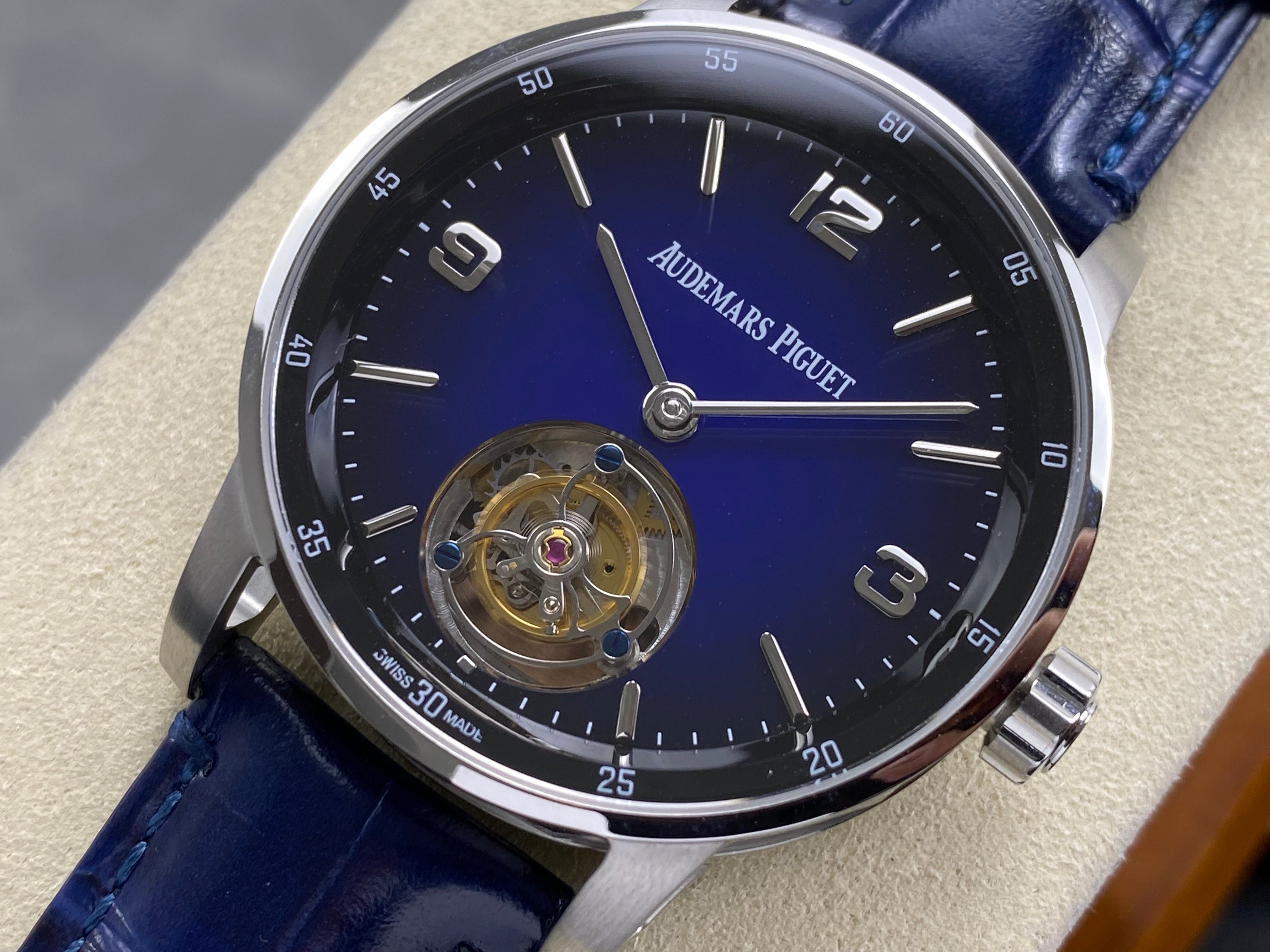 Audemars Piguet Code 11.59 Selfwinding Flying Tourbillon Blue Dial
