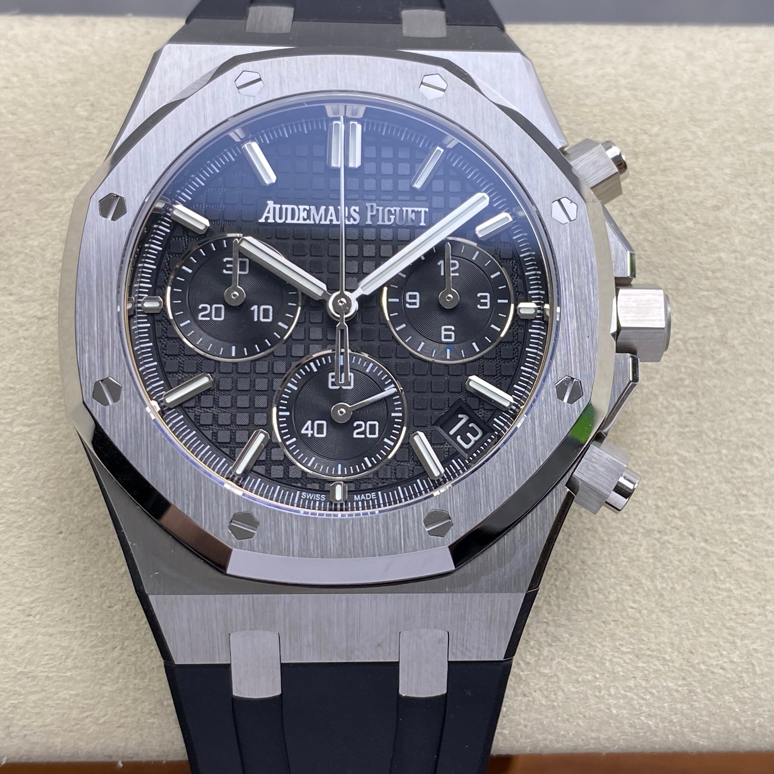 Audemars Piguet Royal Oak Chronograph 41mm Steel Case Black Dial