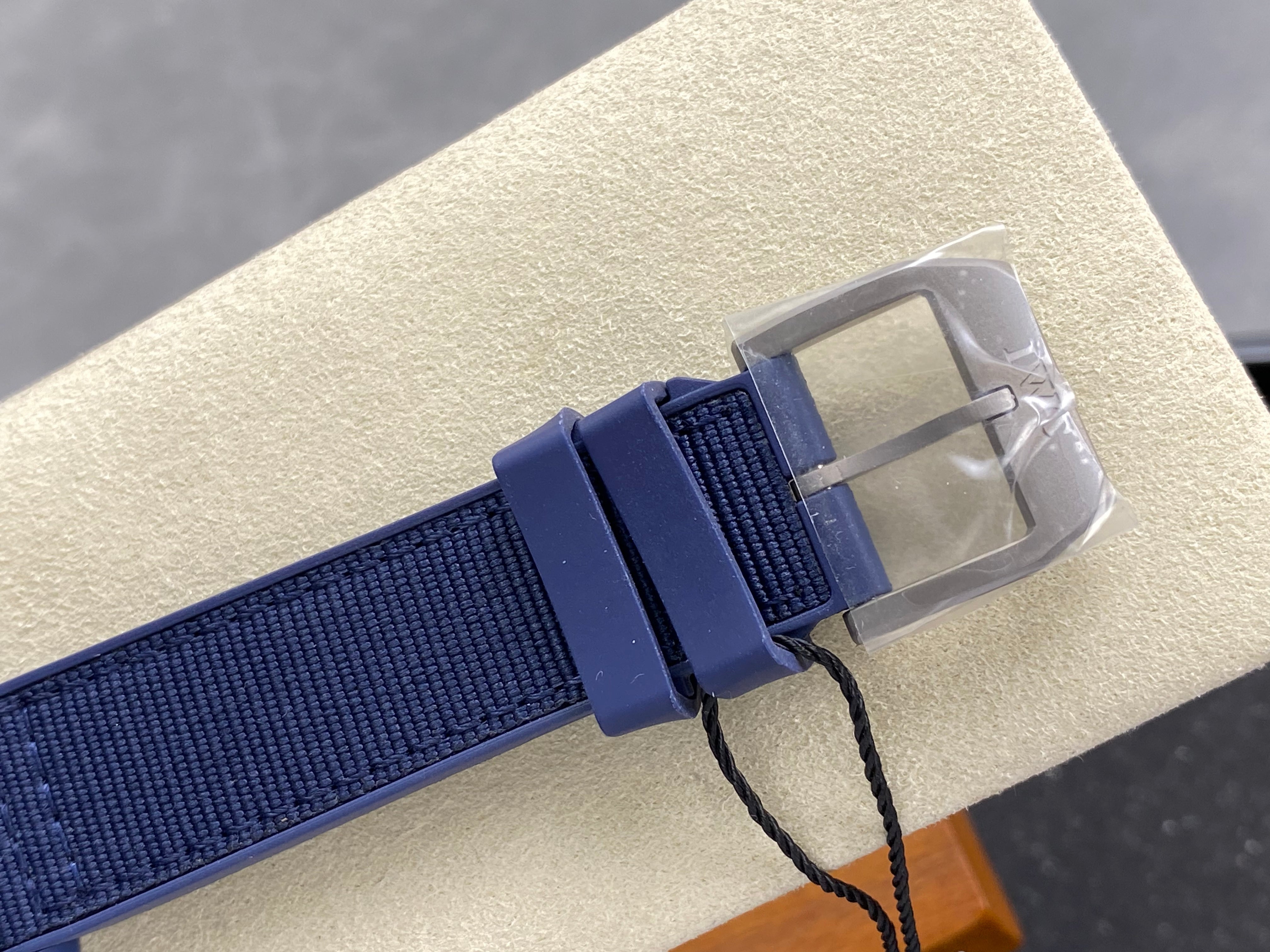 IWC Pilot's Mark XVIII 41mm Dark Blue Dial Rubber  Strap