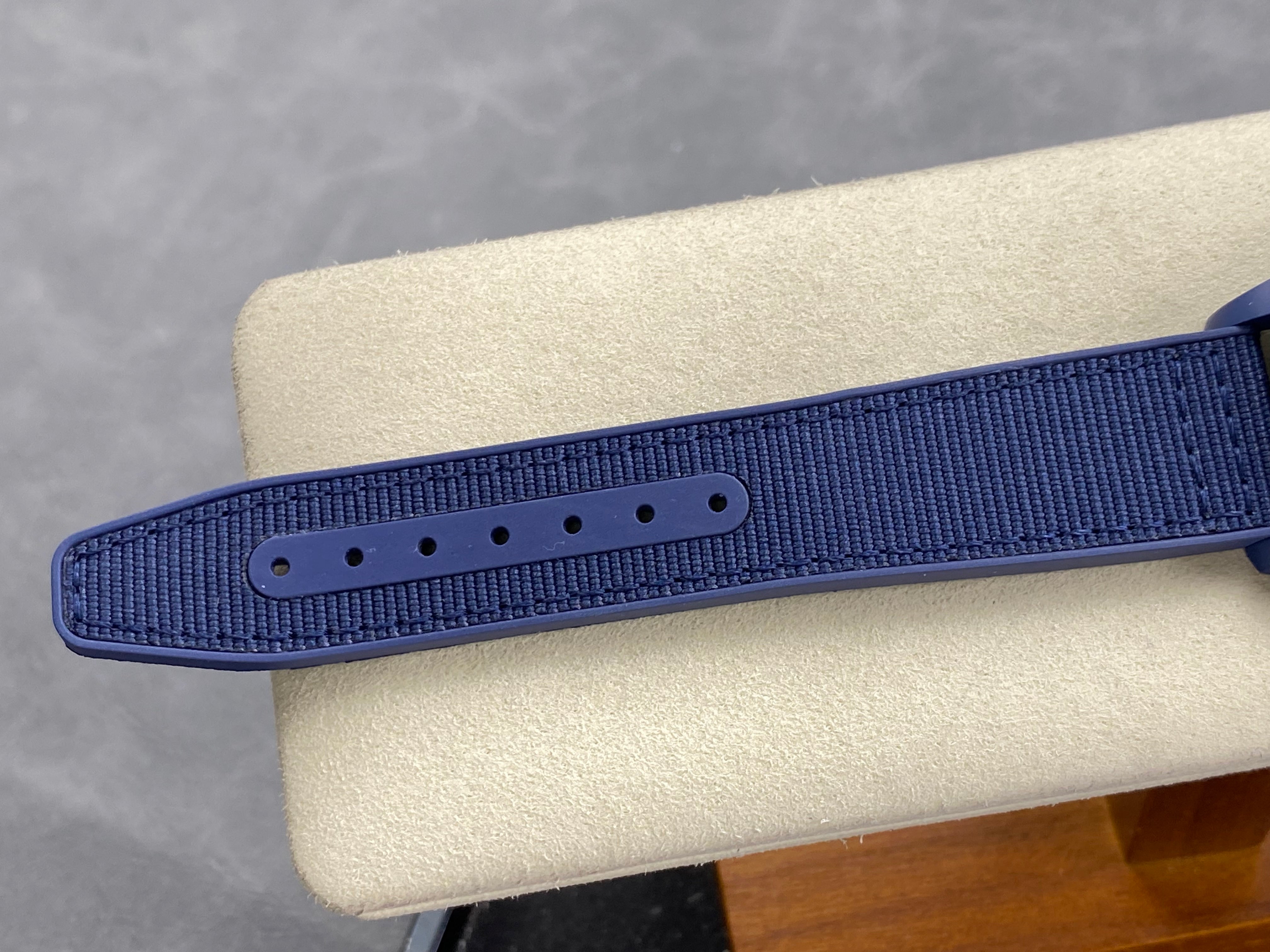 IWC Pilot's Mark XVIII 41mm Dark Blue Dial Rubber  Strap