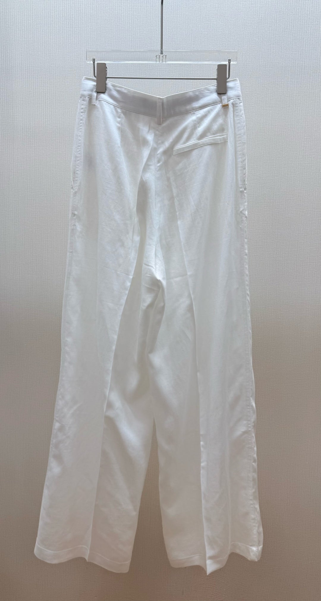 Dior 2026 Straight Trousers White Linen 628305