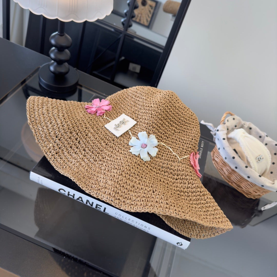 Saint Laurent Straw Hat 196098