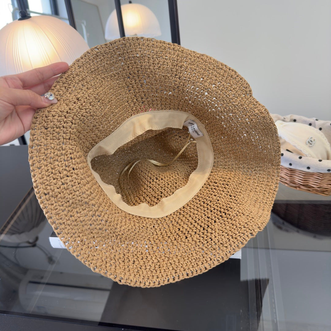 Saint Laurent Straw Hat 196098