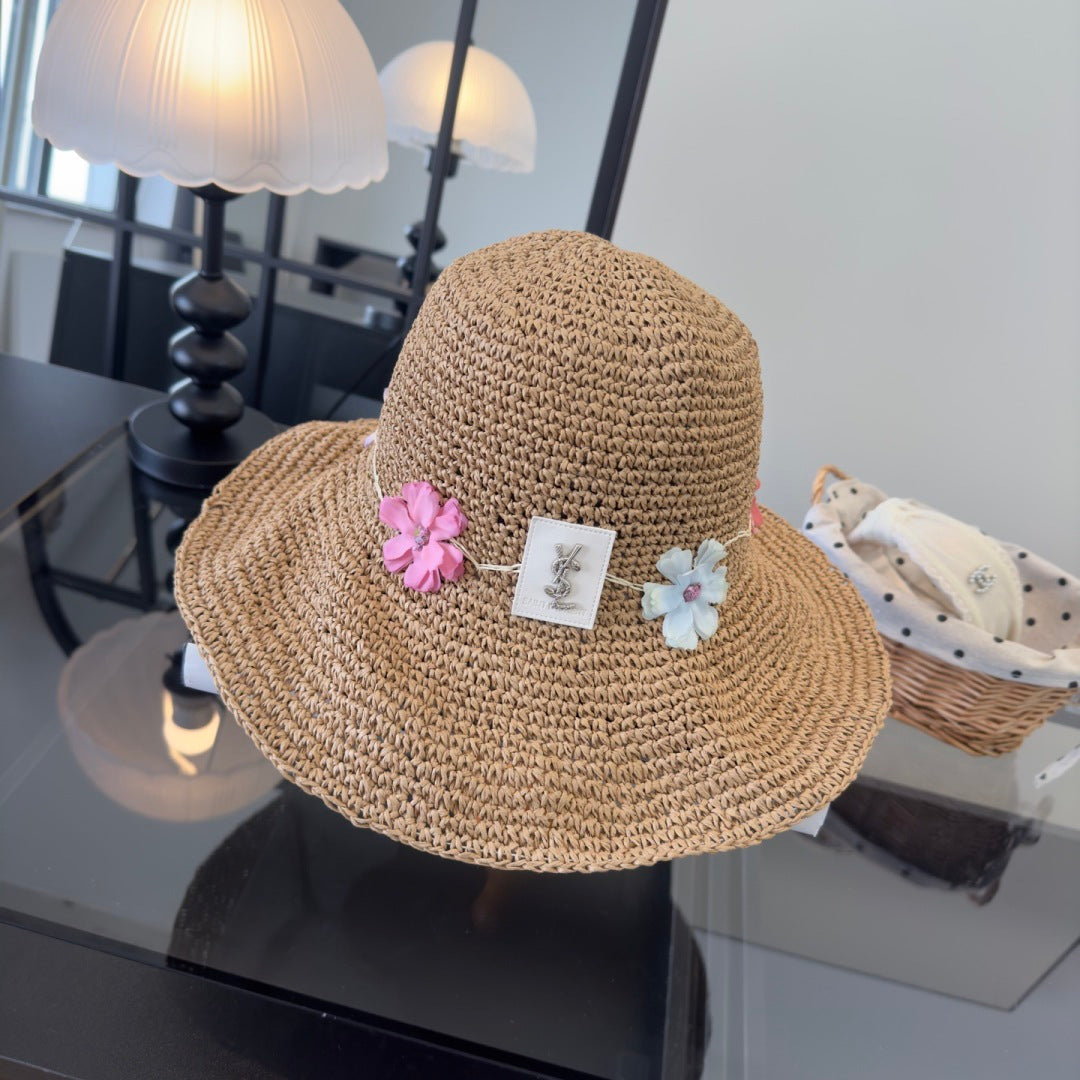 Saint Laurent Straw Hat 196098