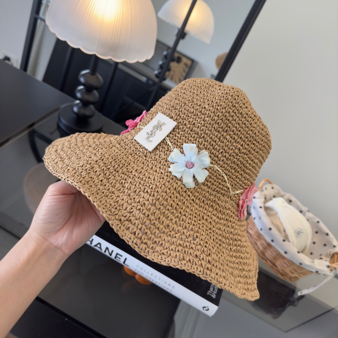 Saint Laurent Straw Hat 196098
