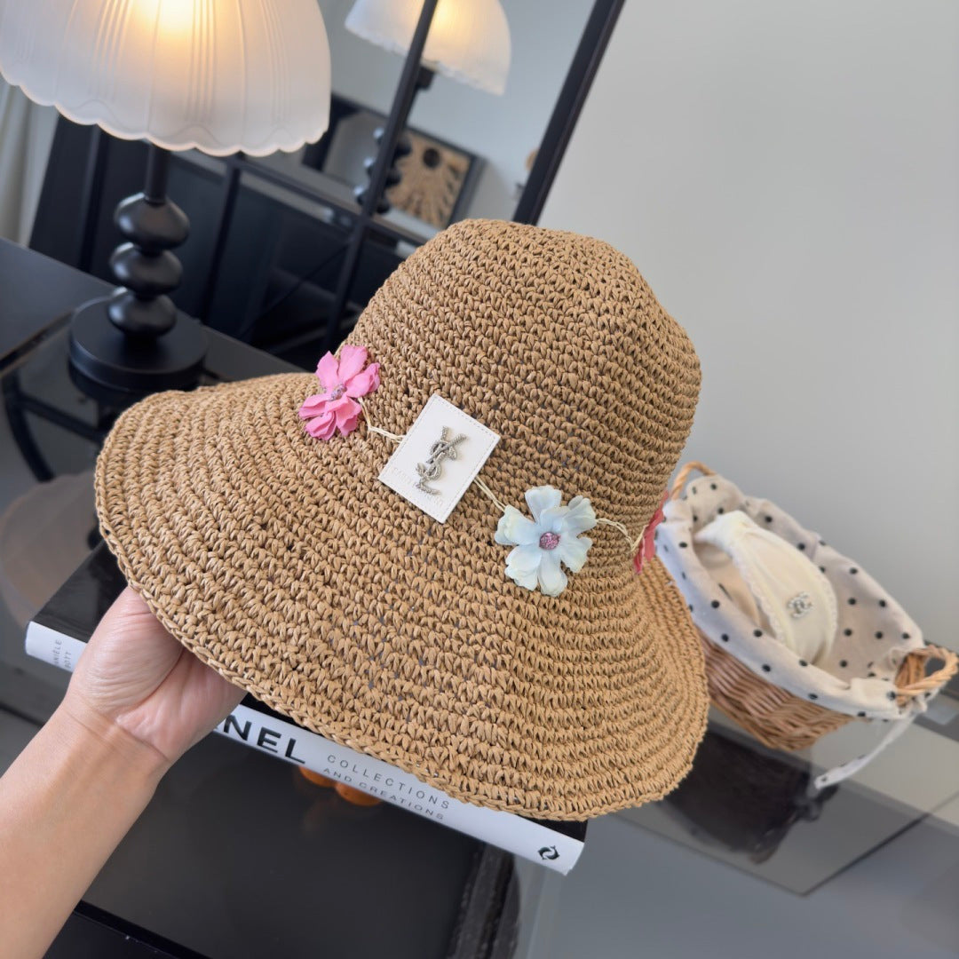 Saint Laurent Straw Hat 196098