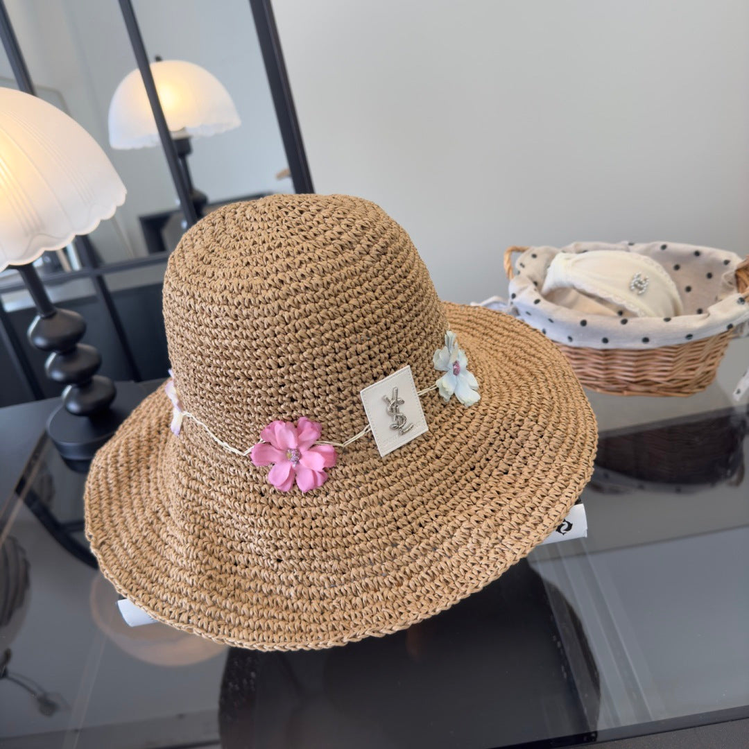 Saint Laurent Straw Hat 196098