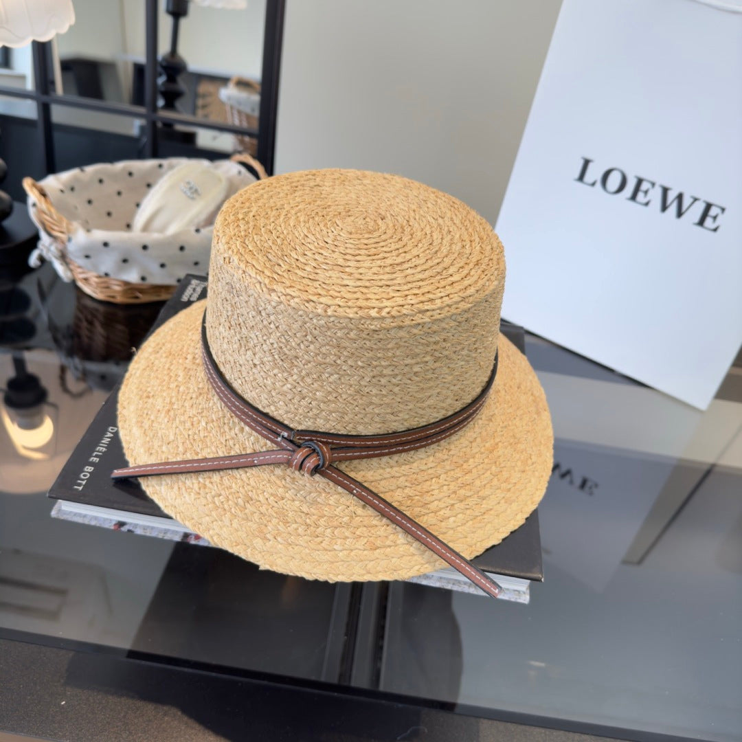Loewe Raffia Straw Bucket Hat 299791
