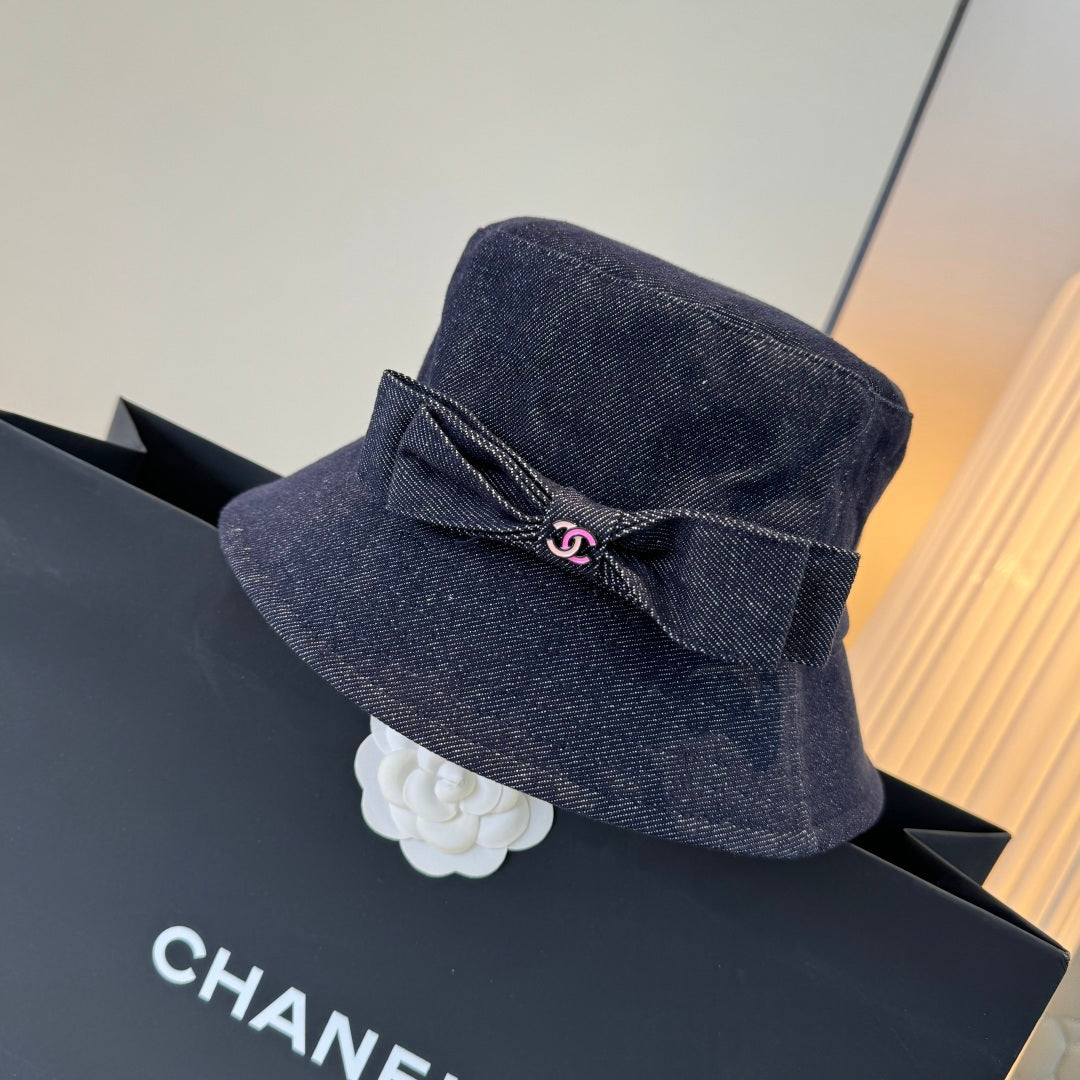 Chanel Denim Bucket Hat 380658