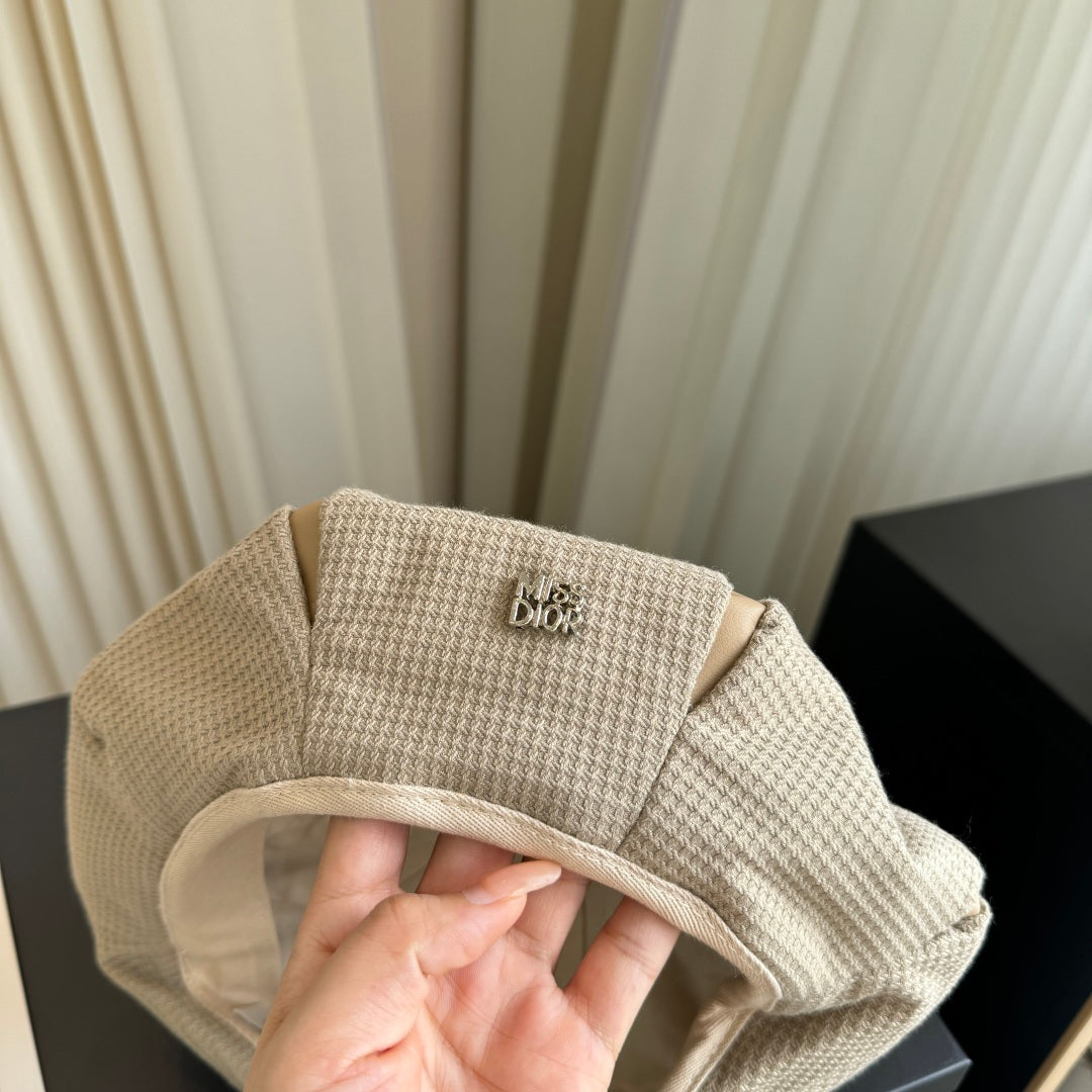 Dior Beret Beige Cotton 425673