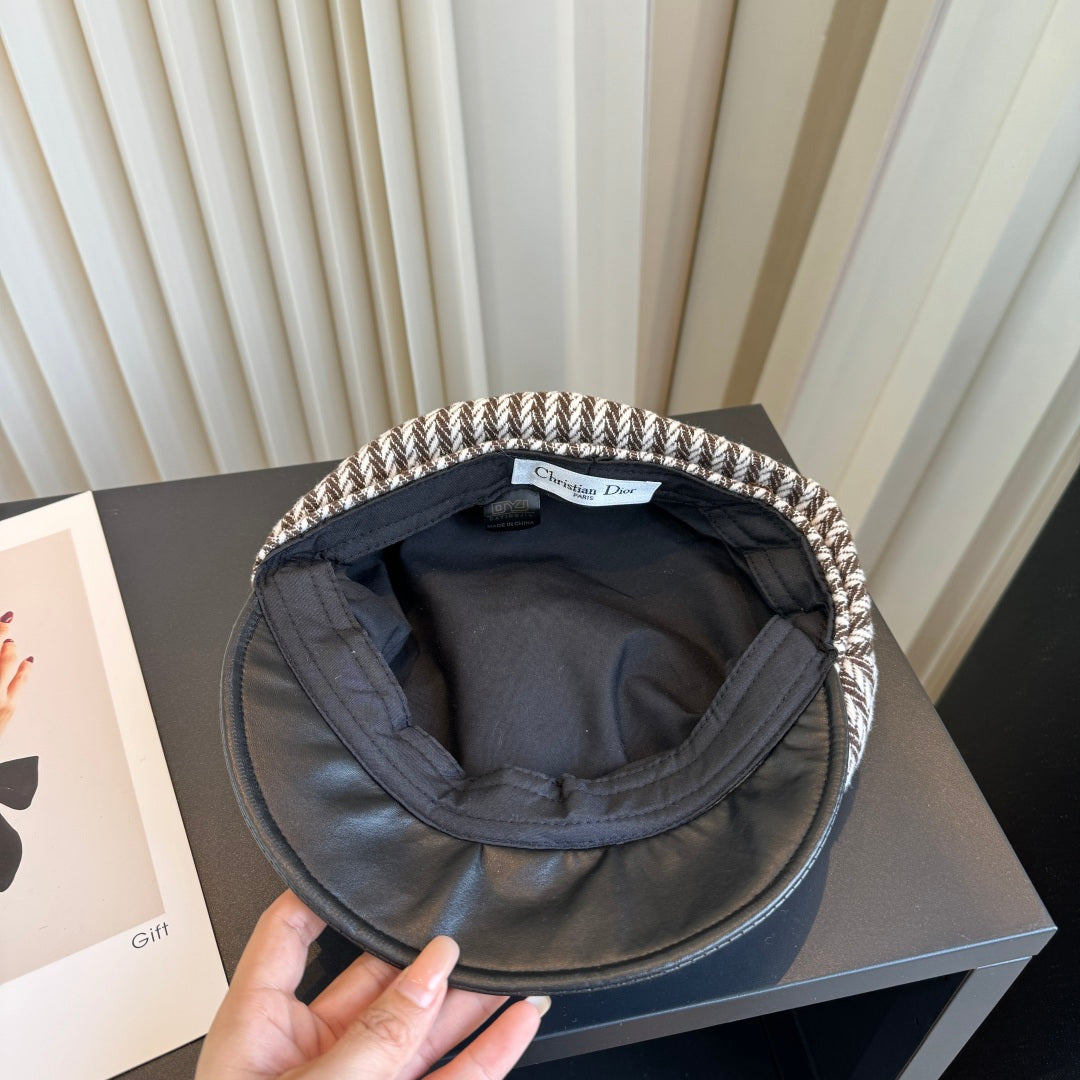 Dior 2026 Beret Hat Canvas 565691