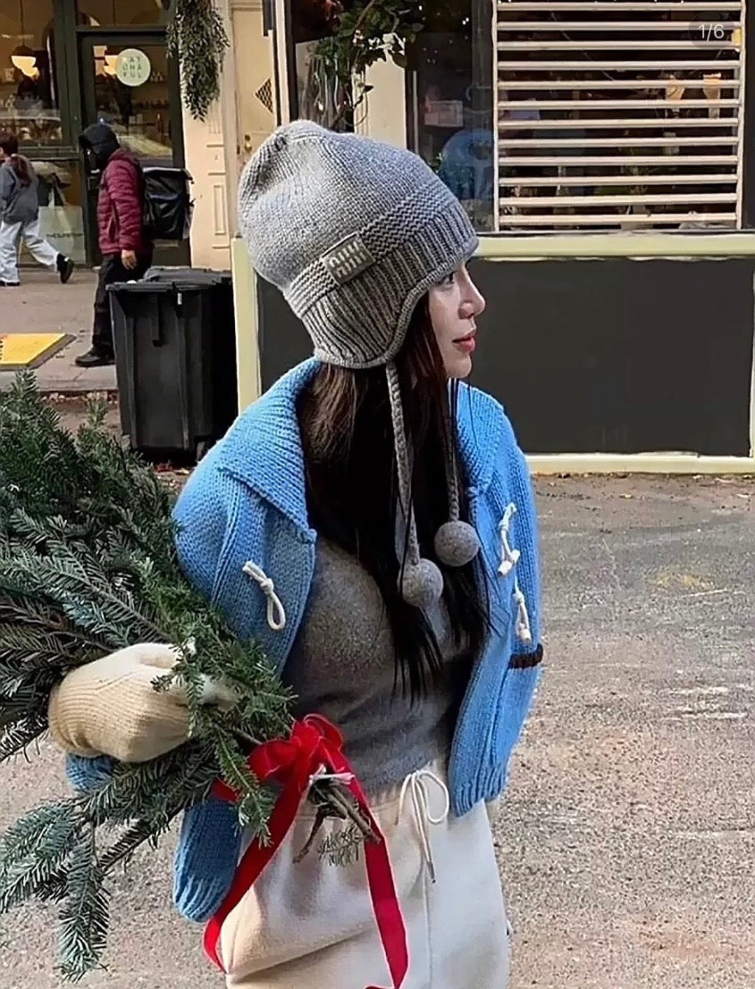 Miumiu Earflap Cap 437125
